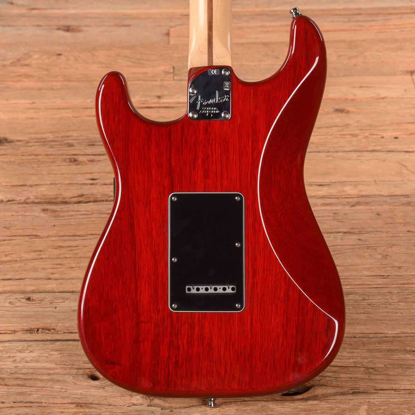 Fender American Select Mahogany Stratocaster HSS Crimson Red Transparent 2007
