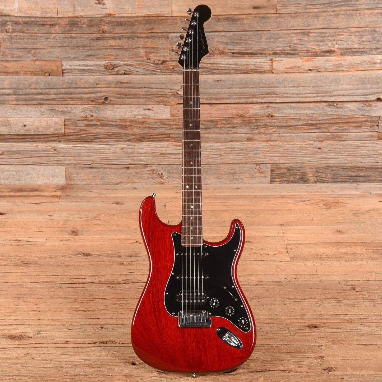 Fender American Select Mahogany Stratocaster HSS Crimson Red Transparent 2007