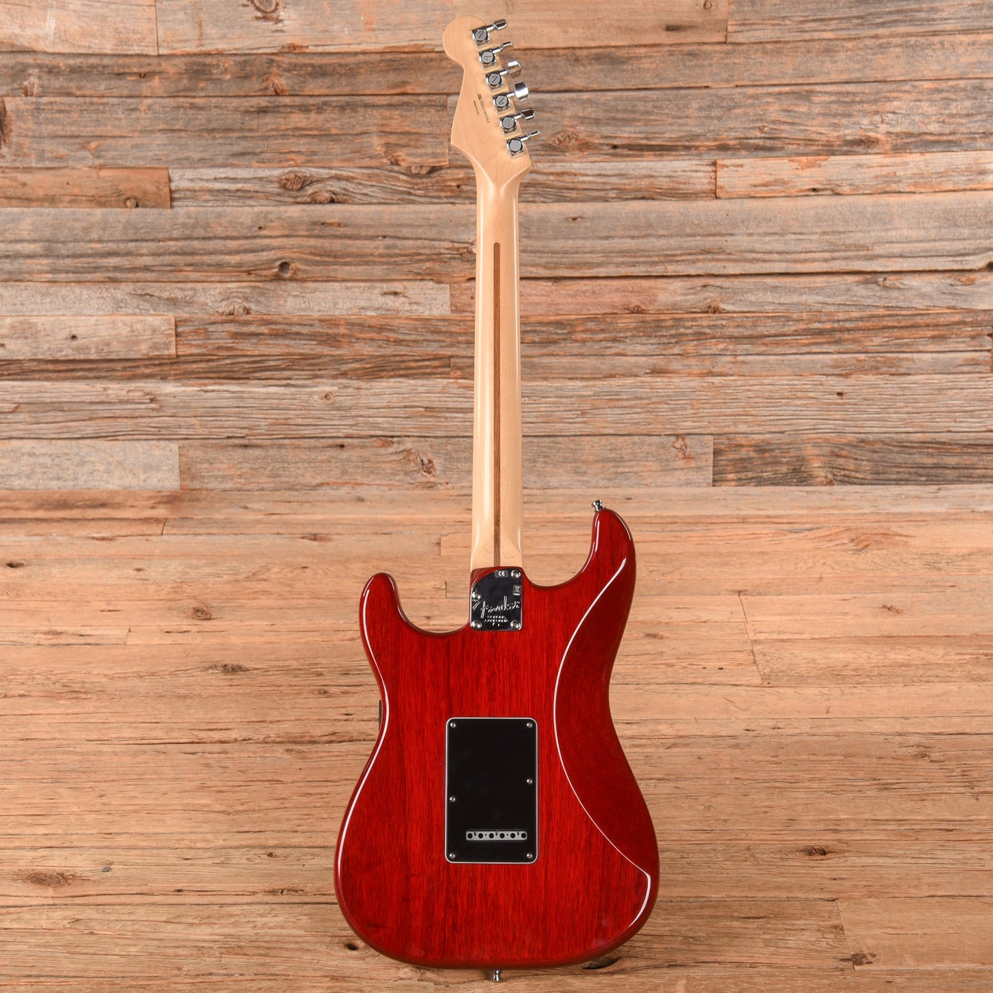 Fender American Select Mahogany Stratocaster HSS Crimson Red Transparent 2007