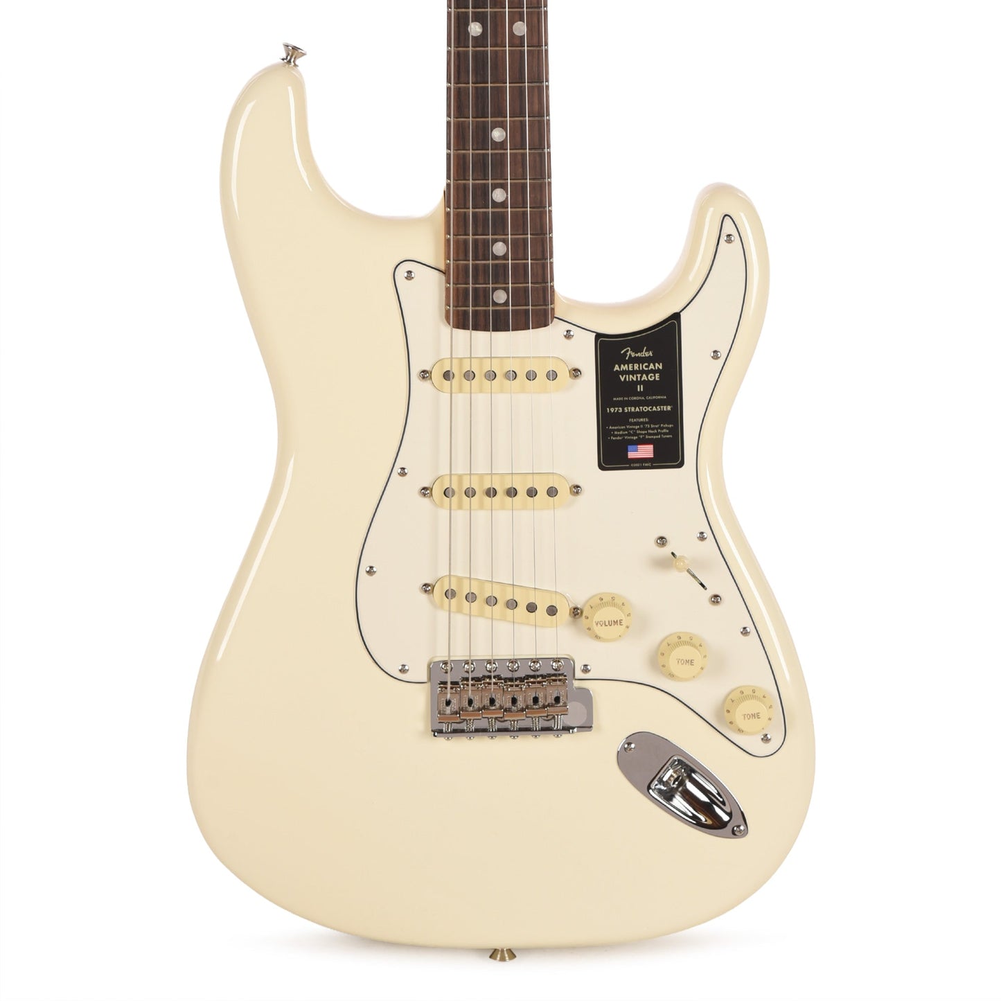 Fender American Vintage II 1973 Stratocaster Olympic White