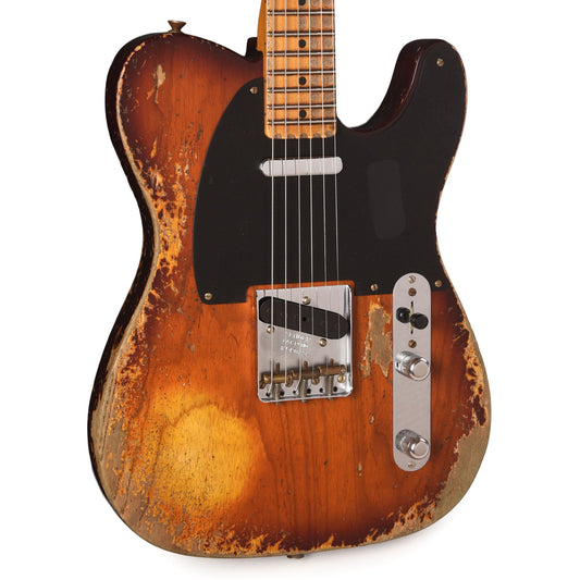 Fender Custom Shop 1952 Telecaster Faded Violin Burst Super Heavy Relic w/Hand-Wound '50/'51 Blackguard Pickups