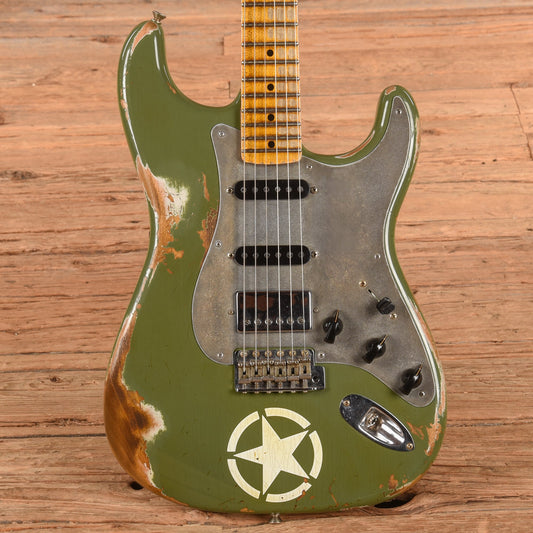 Fender Custom Shop '56 Stratocaster HSS Reissue Heavy Relic Matte Army Drab 2019