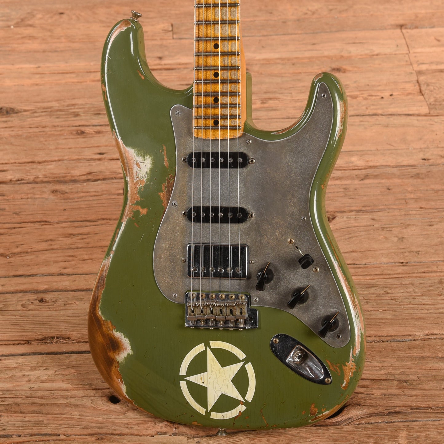 Fender Custom Shop '56 Stratocaster HSS Reissue Heavy Relic Matte Army Drab 2019