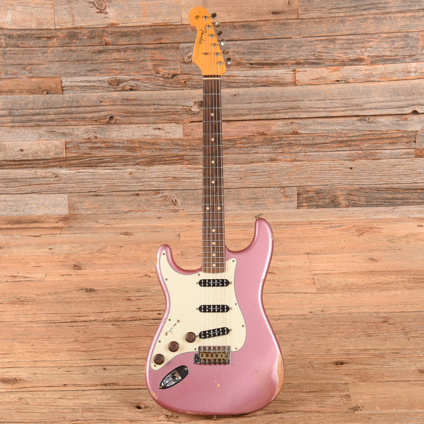 Fender Custom Shop '59 Stratocaster Relic Faded Aged Burgundy Mist Metallic 2022 LEFTY