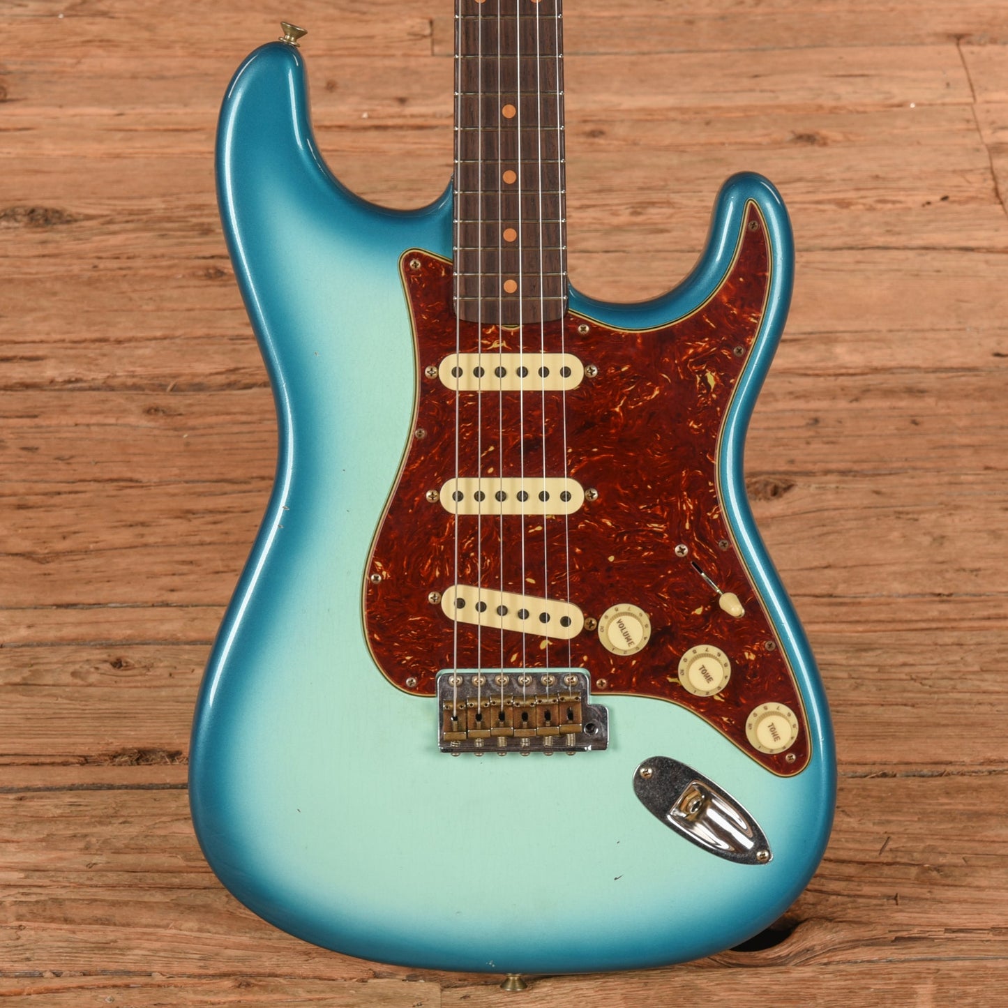 Fender Custom Shop '62 Stratocaster Journeyman Relic Surf Blue Burst 2024