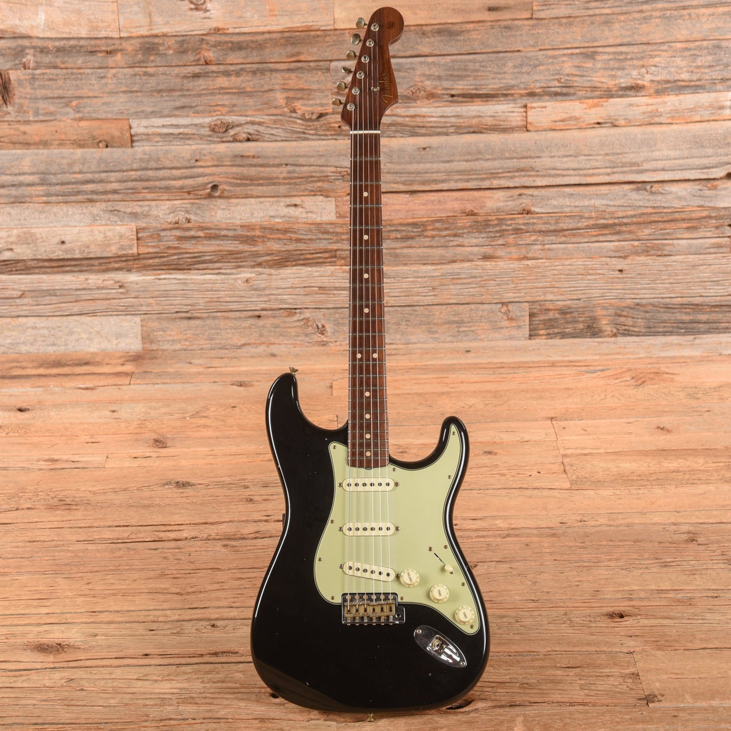 Fender Custom Shop '63 Stratocaster Reissue w/ Rosewood Neck Journeyman Relic Black 2024