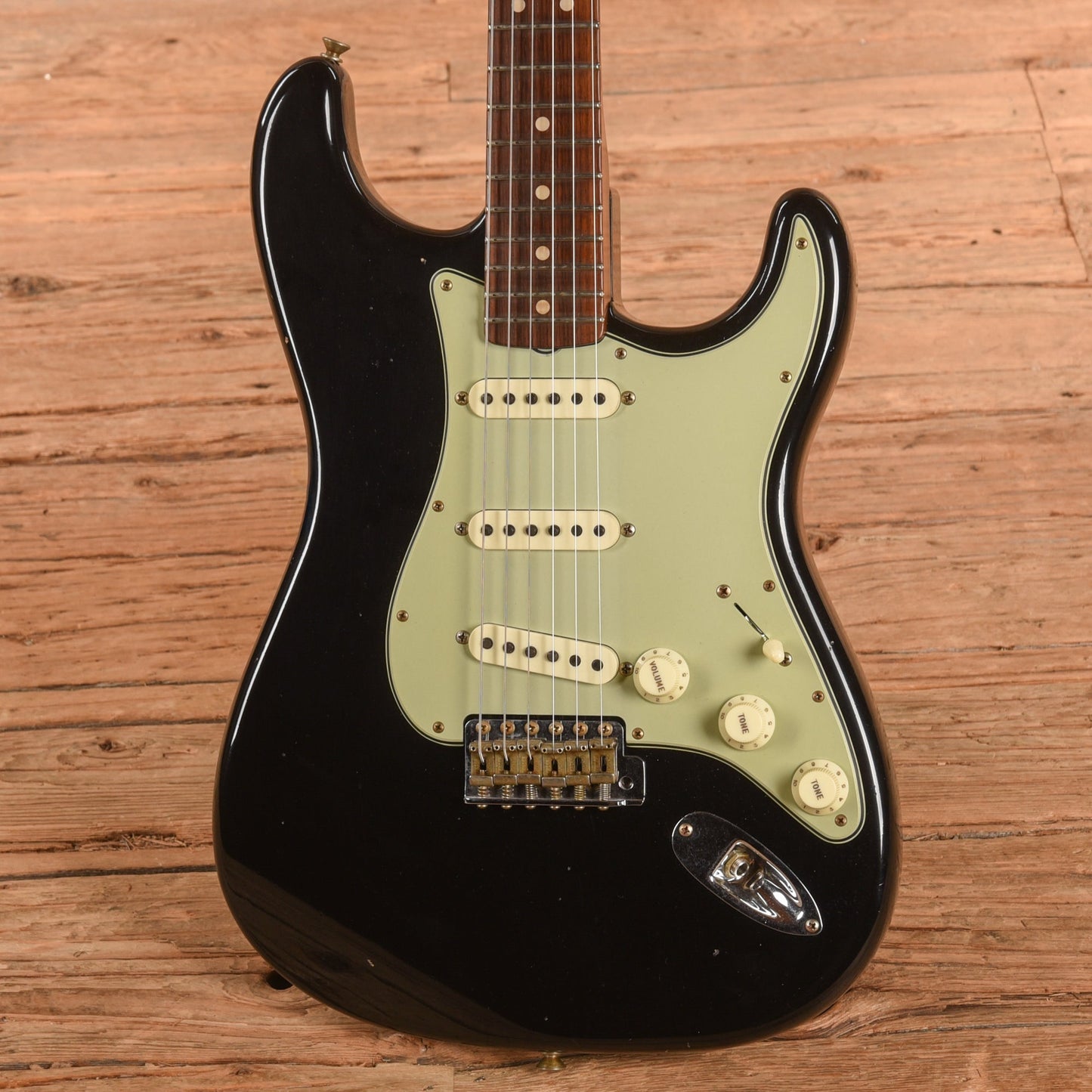 Fender Custom Shop '63 Stratocaster Reissue w/ Rosewood Neck Journeyman Relic Black 2024