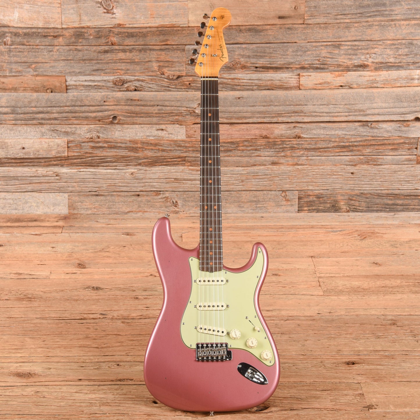 Fender Custom Shop '64 Stratocaster Reissue Journeyman Relic Aged Burgundy Mist Metallic 2022