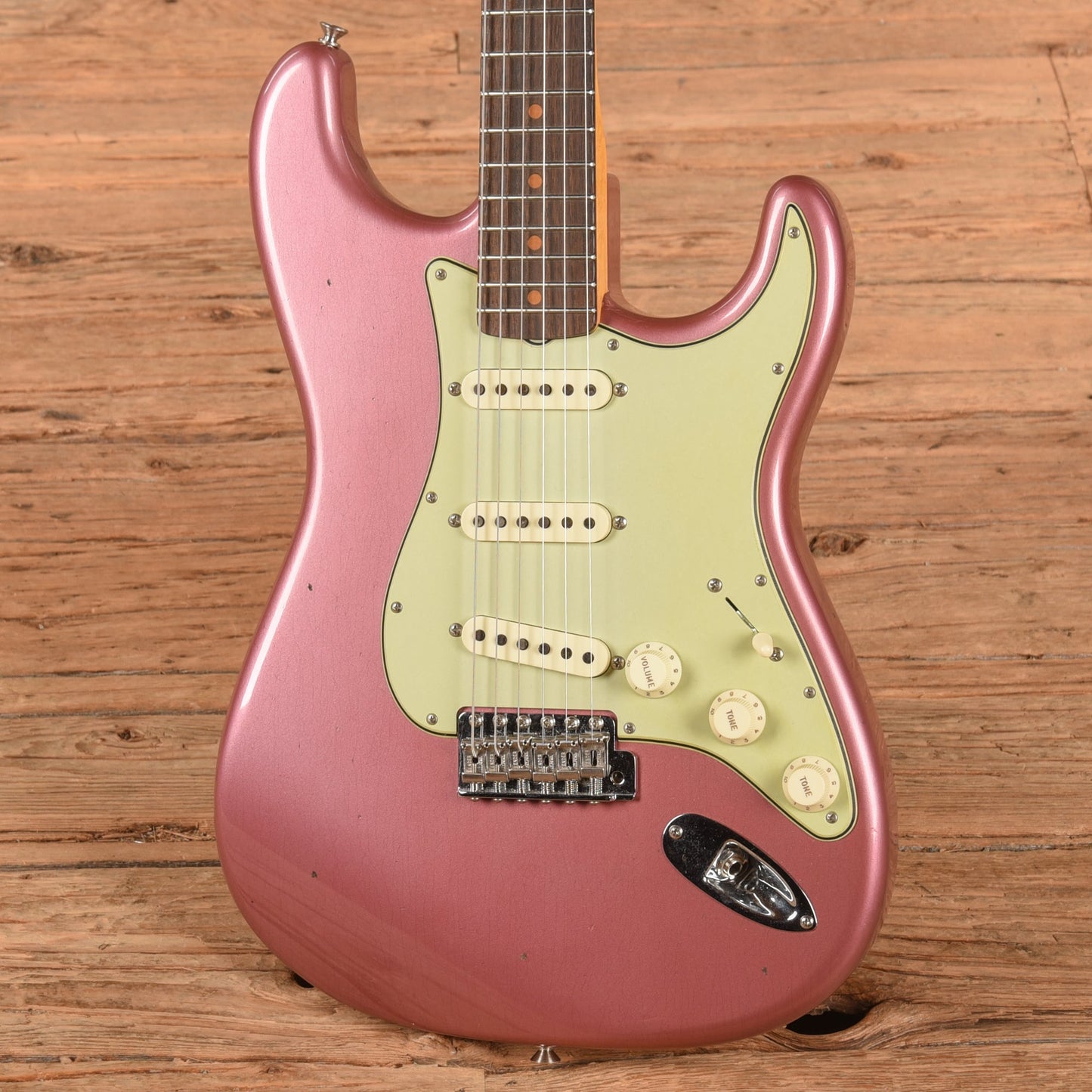 Fender Custom Shop '64 Stratocaster Reissue Journeyman Relic Aged Burgundy Mist Metallic 2022
