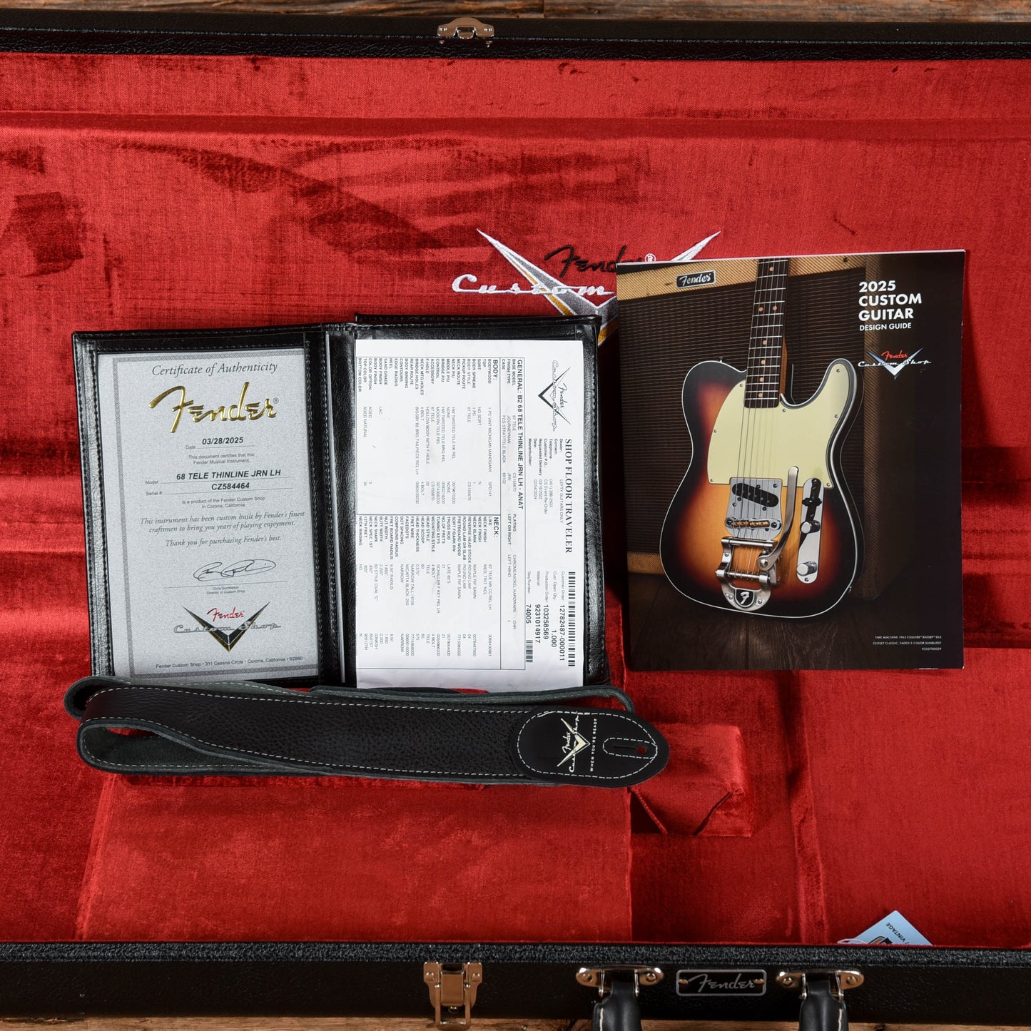 Fender Custom Shop '68 Telecaster Thinline Journeyman Relic Aged Natural 2025 LEFTY
