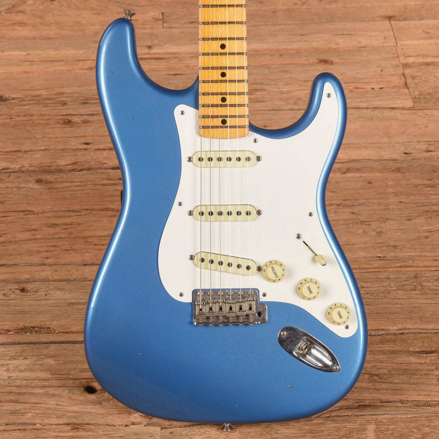 Fender Custom Shop Ancho Poblano '56 Stratocaster Journeyman Relic Lake Placid Blue 2019