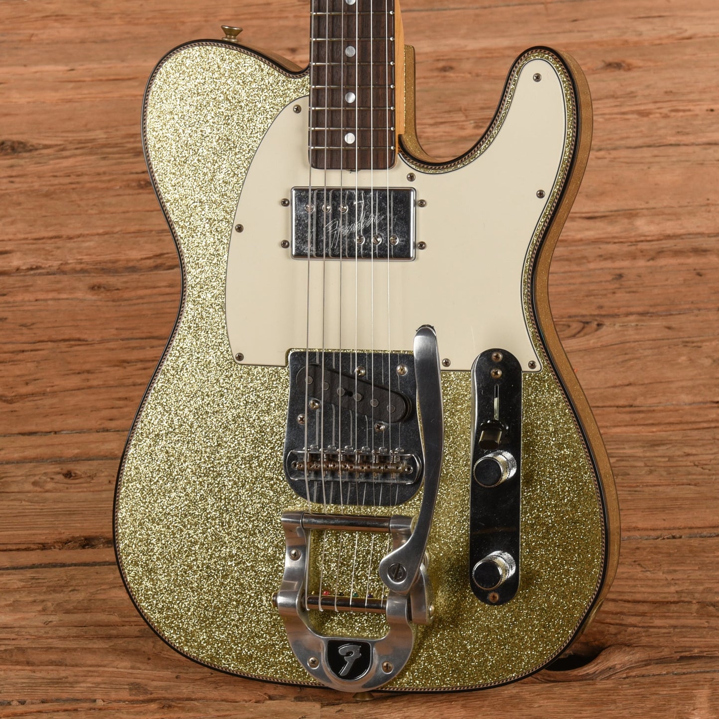 Fender Custom Shop Limited CuNiFe Telecaster Journeyman Relic Gold Sparkle 2022