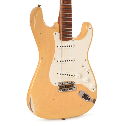 Fender Custom Shop Limited Edition '50s Dualmag II Compound Radius Stratocaster Relic Aged Nocaster Blonde