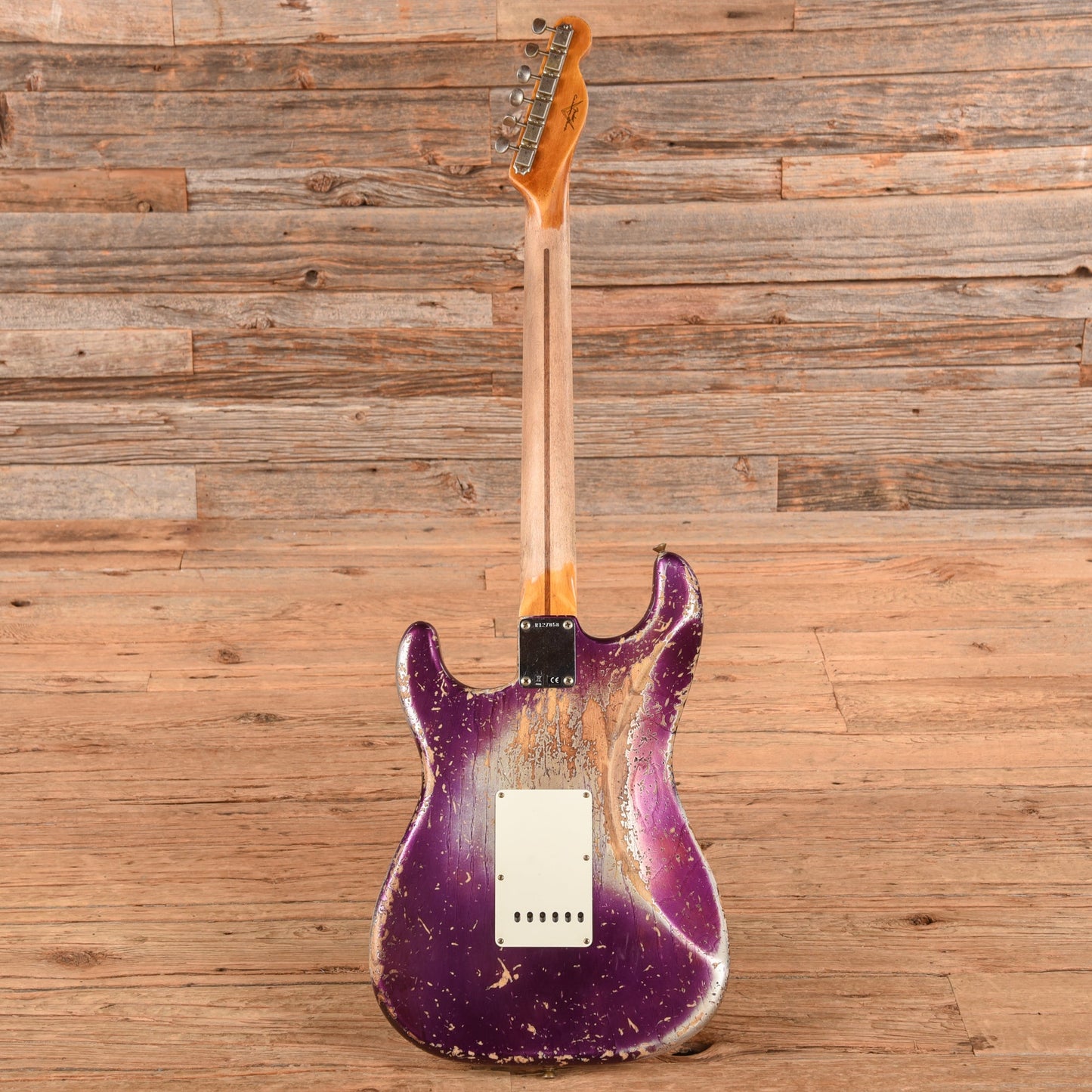 Fender Custom Shop Limited-Edition Nashville Ash-V 1957 Stratocaster HSS Super Heavy Relic Metallic Purple 2023