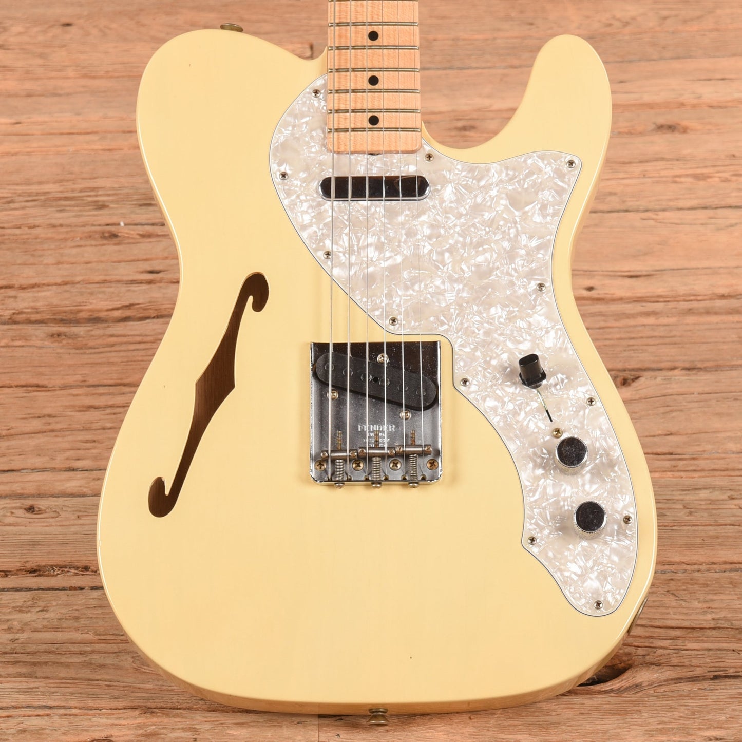 Fender Custom Shop '68 Telecaster Thinline Reissue Journeyman Relic Aged White Blonde 2024