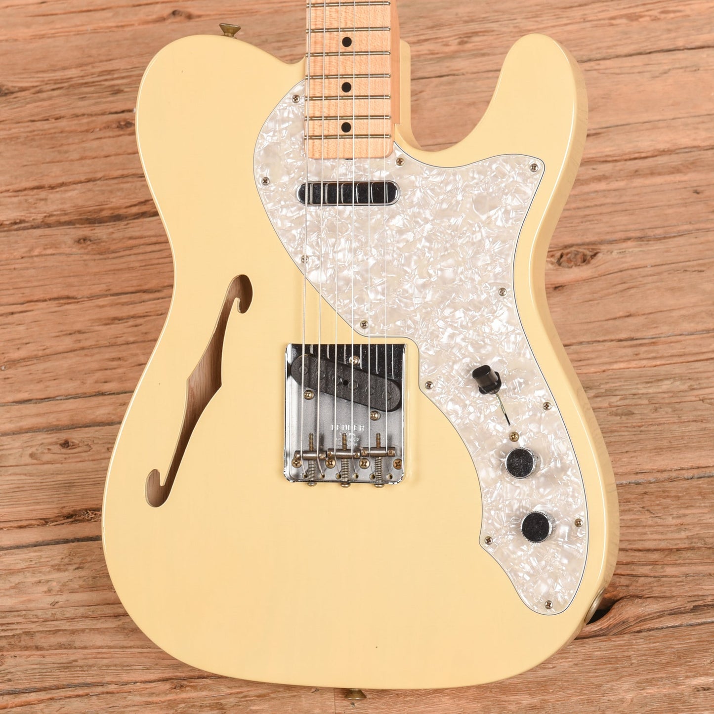 Fender Custom Shop '68 Telecaster Thinline Reissue Journeyman Relic Aged White Blonde 2024