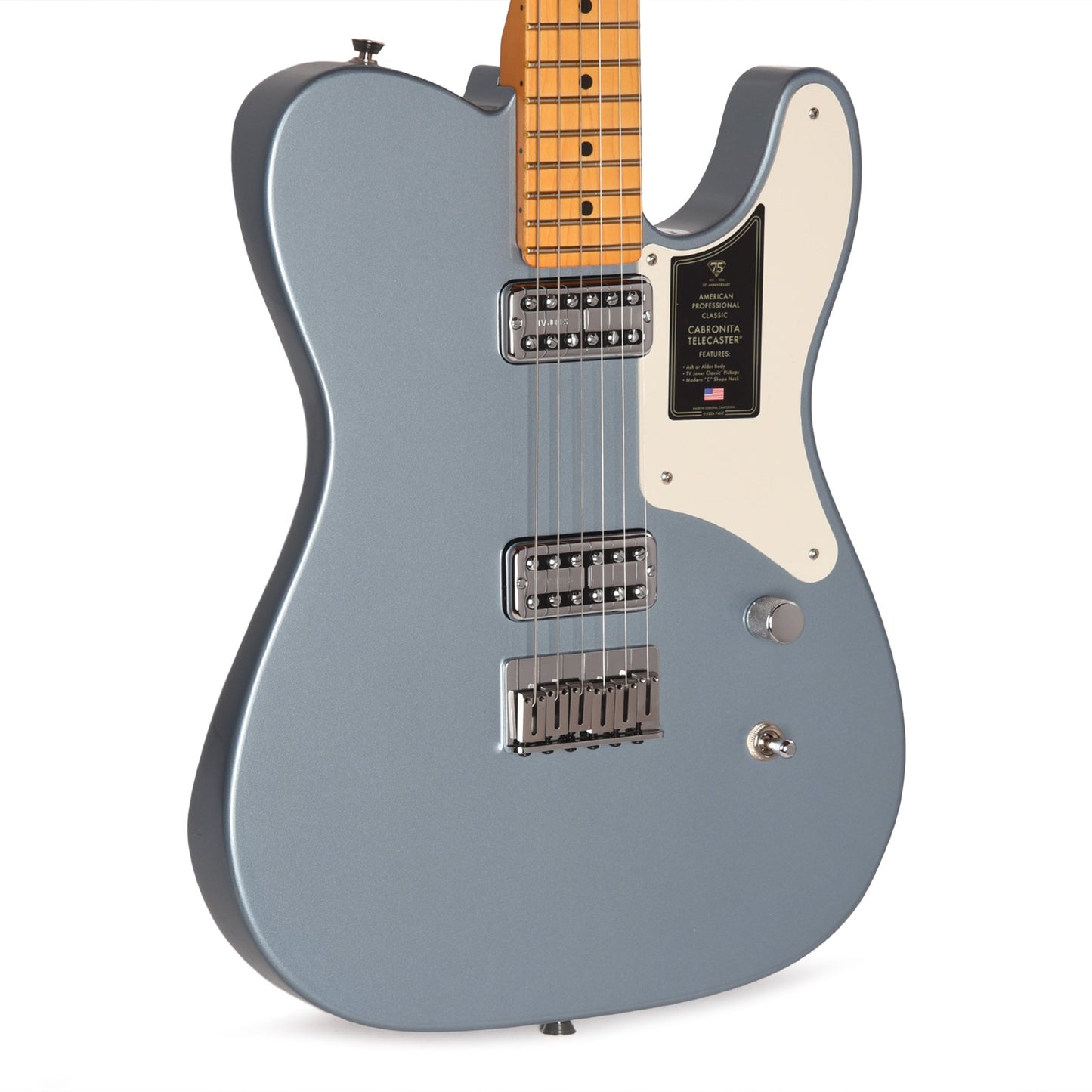 Fender 75th Anniversary American Professional Classic Cabronita Telecaster Ice Blue Metallic