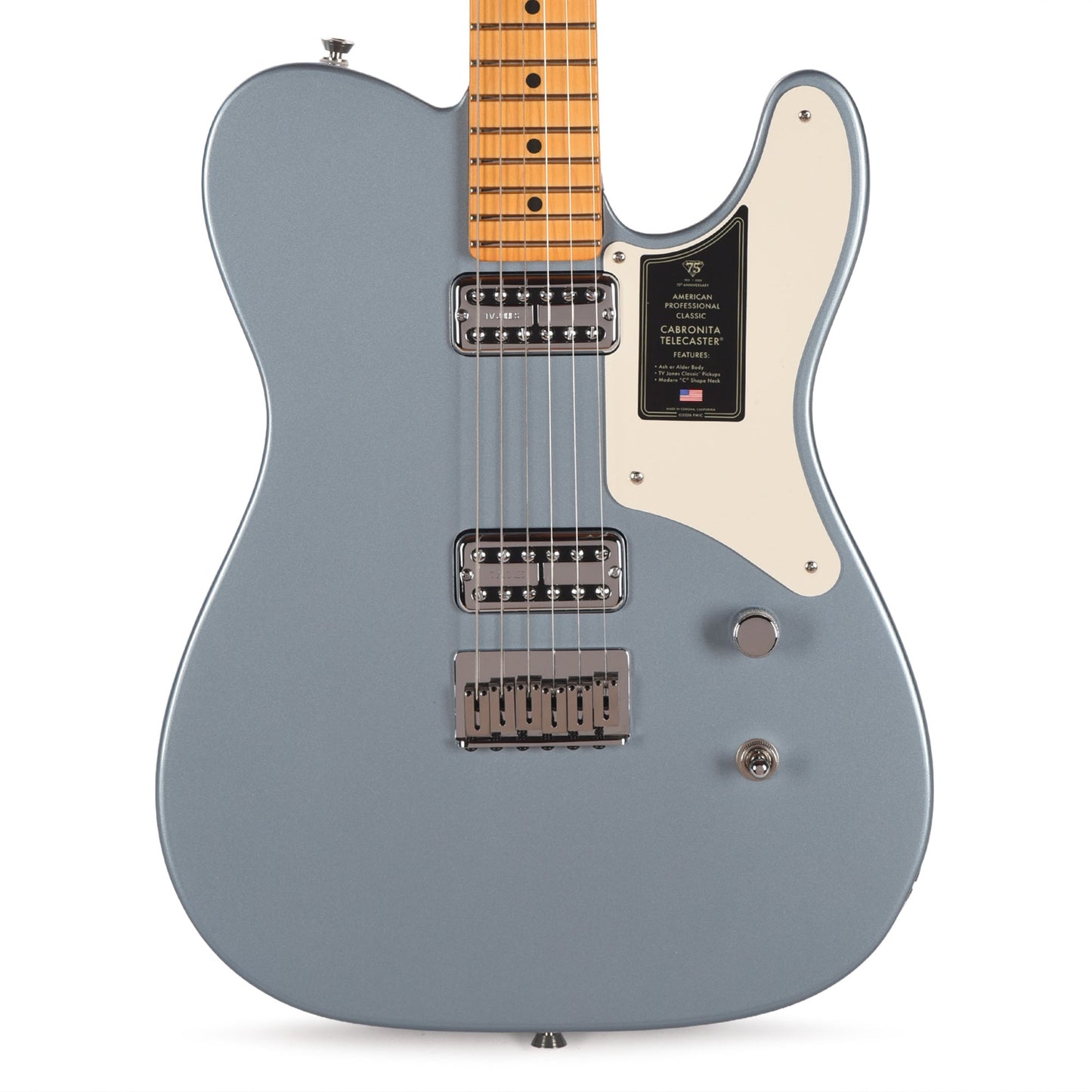 Fender 75th Anniversary American Professional Classic Cabronita Telecaster Ice Blue Metallic