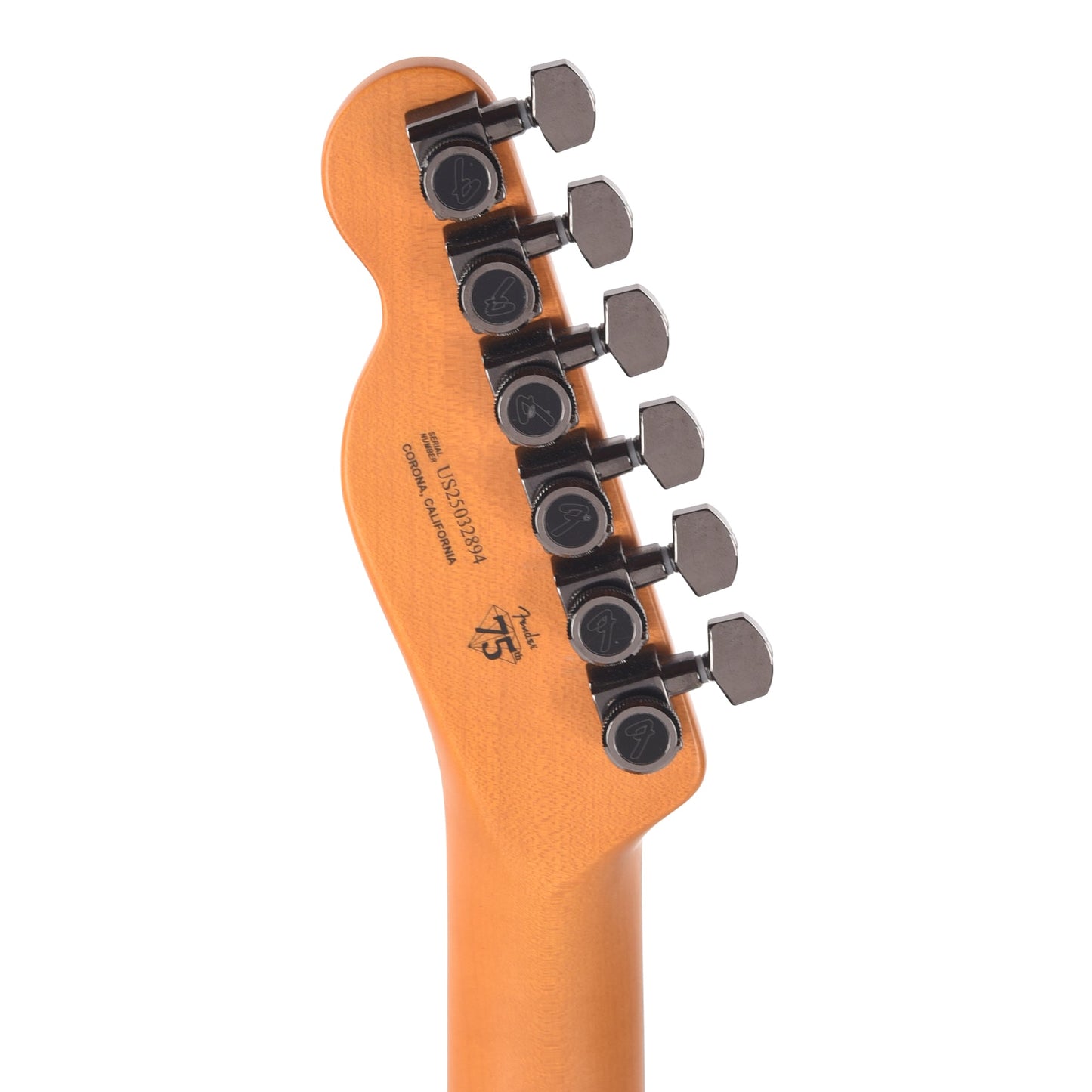 Fender 75th Anniversary American Ultra II Telecaster Ebony Fingerboard Liquid Gold
