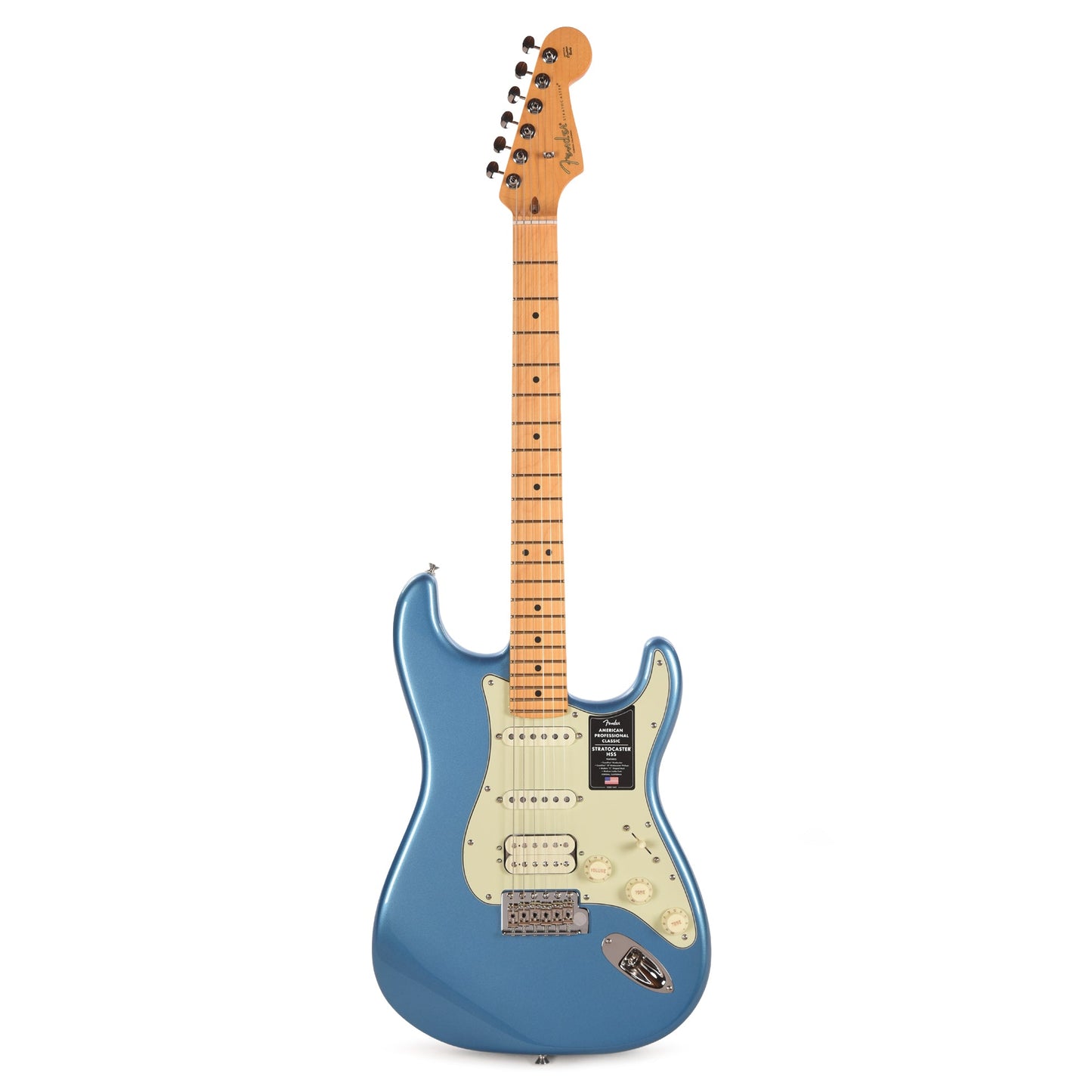 Fender American Professional Classic Stratocaster HSS Faded Lake Placid Blue