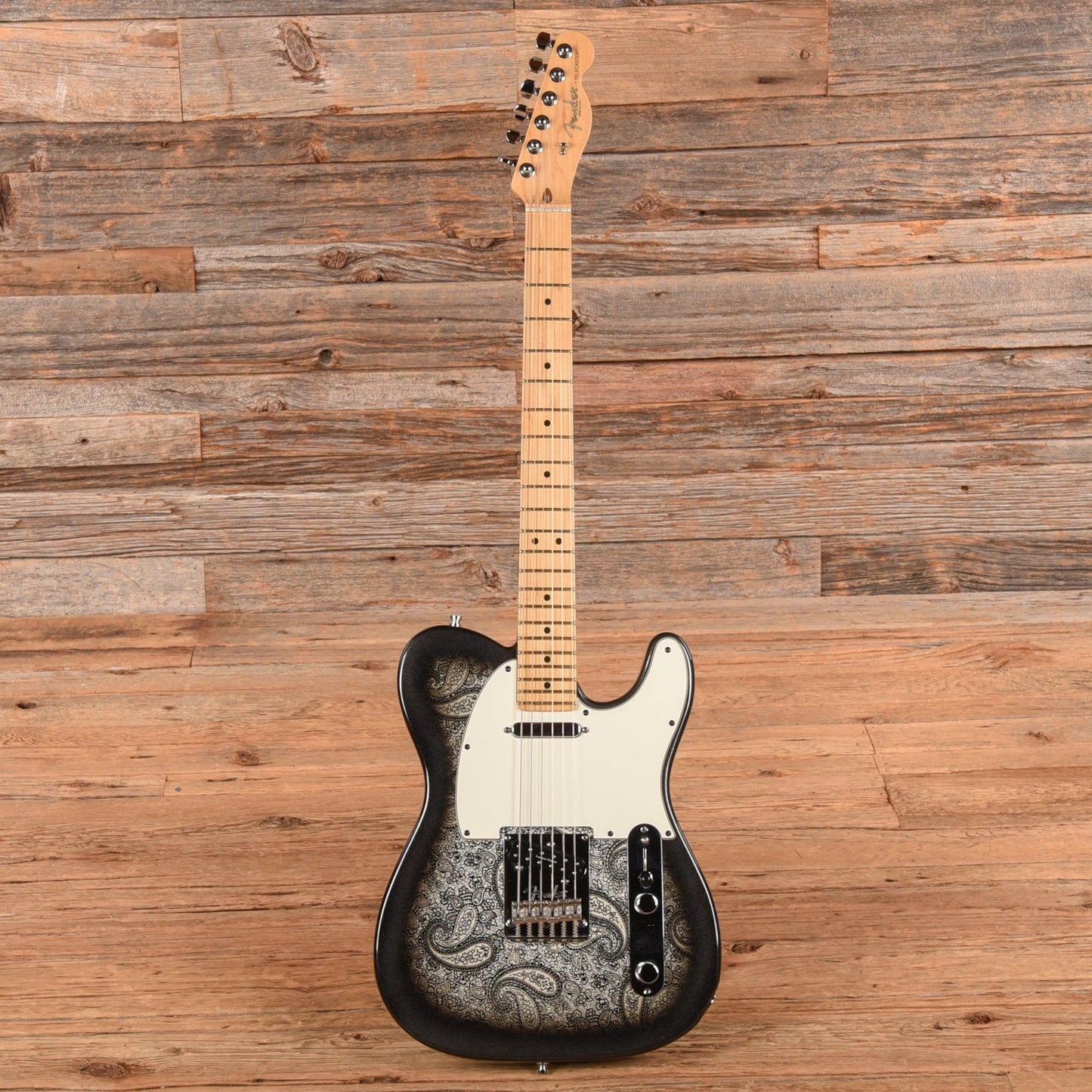 Fender American Standard Telecaster Neck with Allparts Body Black Paisley