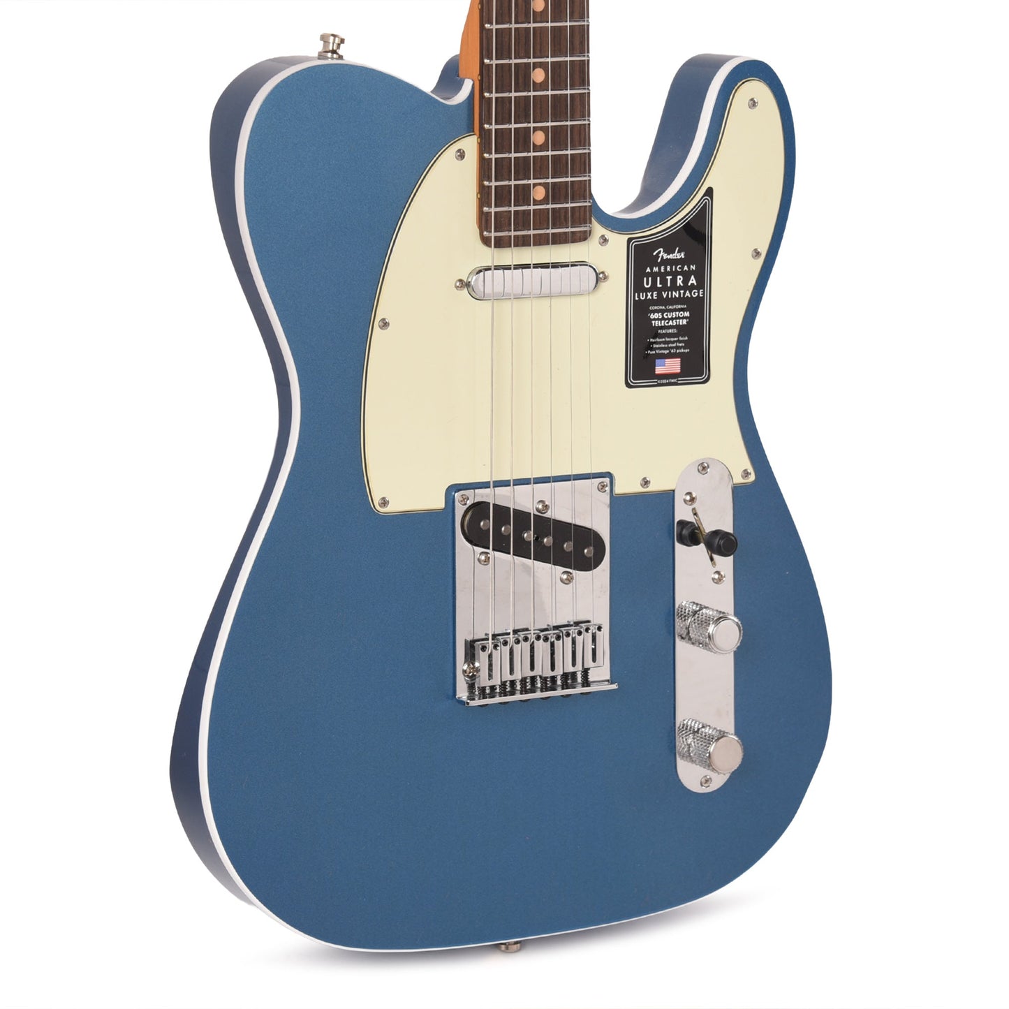 Fender American Ultra Luxe Vintage '60s Telecaster Custom Lake Placid Blue