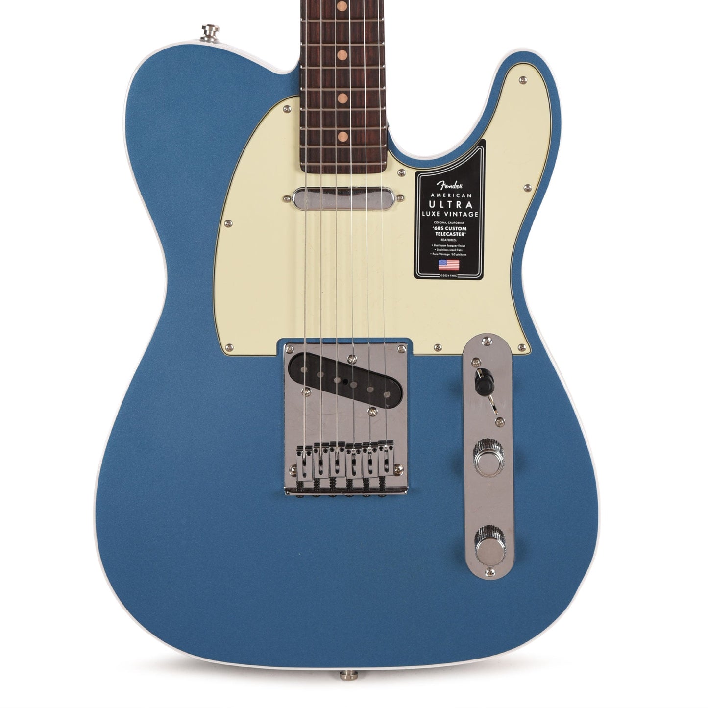 Fender American Ultra Luxe Vintage '60s Telecaster Custom Lake Placid Blue