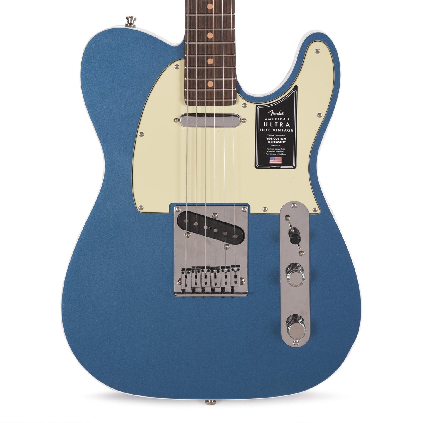 Fender American Ultra Luxe Vintage '60s Telecaster Custom Lake Placid Blue