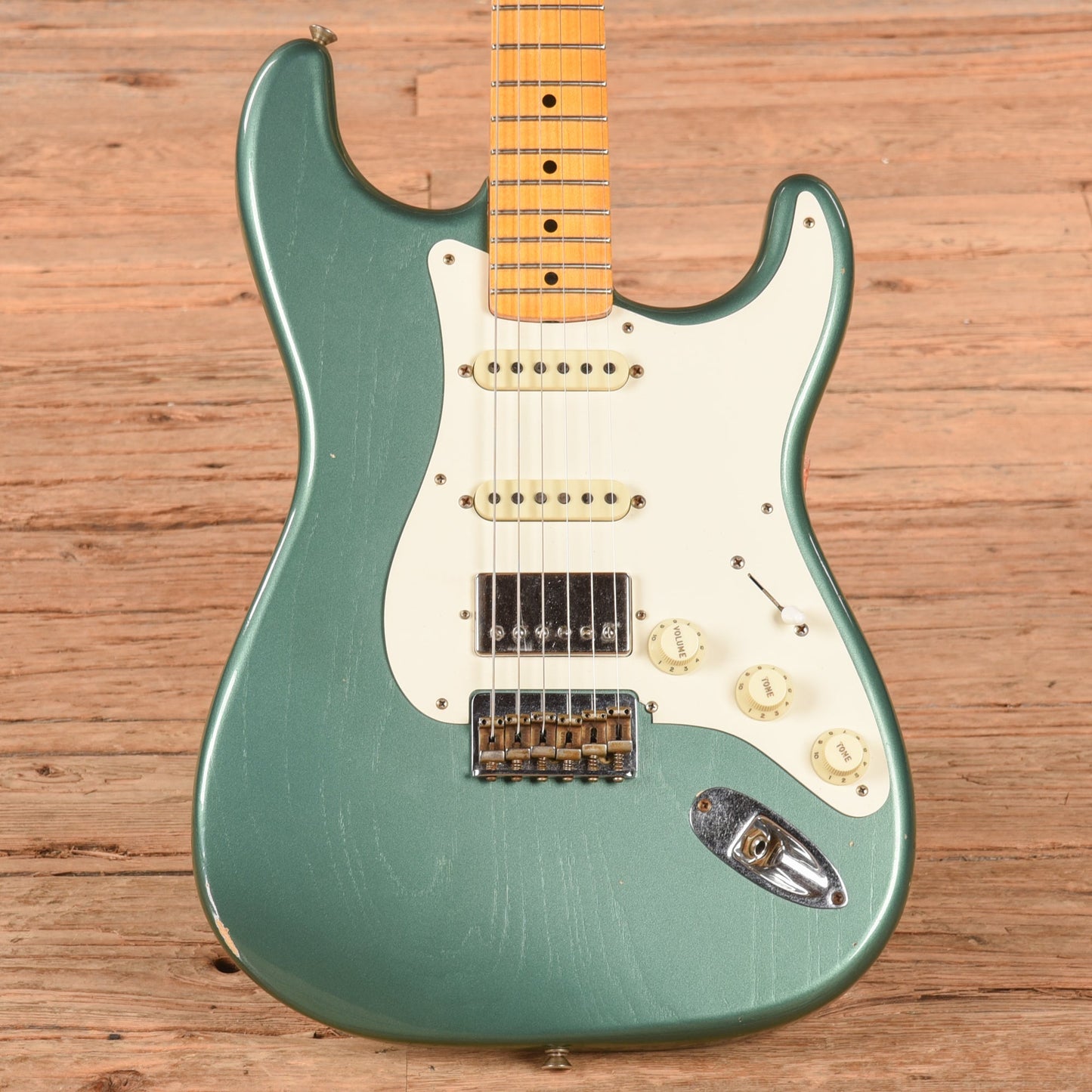 Fender Custom Shop 1957 Stratocaster Hardtail HSS "Chicago Special" Journeyman Relic Aged Sherwood Green