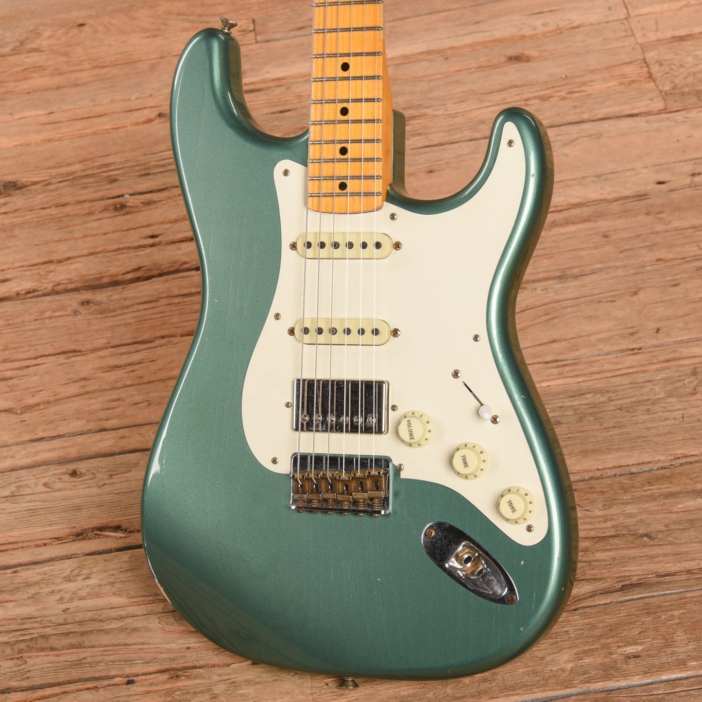 Fender Custom Shop 1957 Stratocaster Hardtail HSS "Chicago Special" Journeyman Relic Aged Sherwood Green