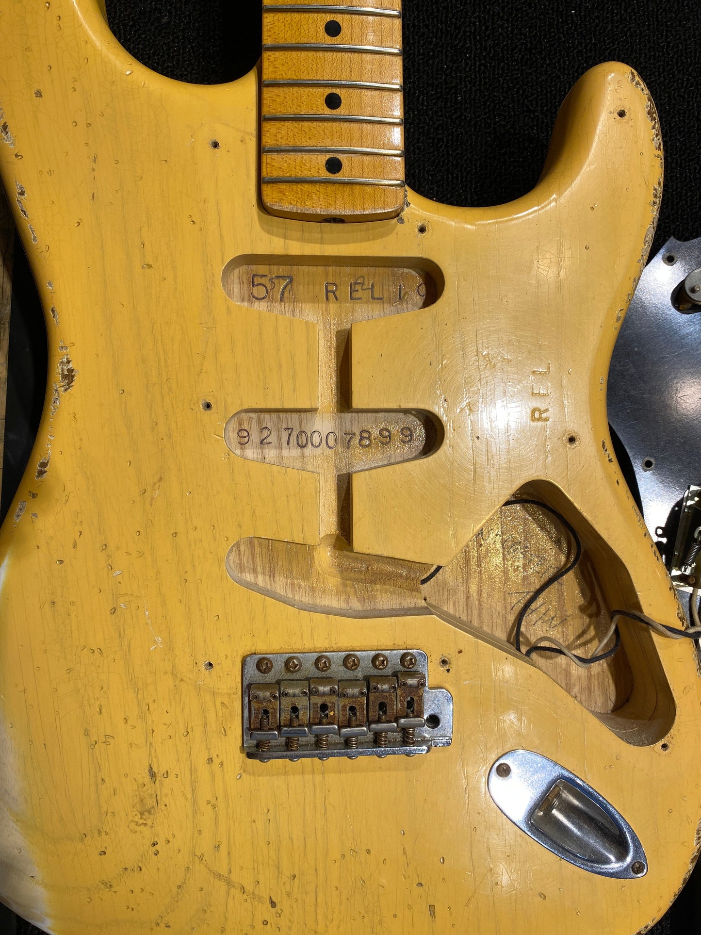 Fender Custom Shop '57 Stratocaster Heavy Relic Nocaster Blonde 2008