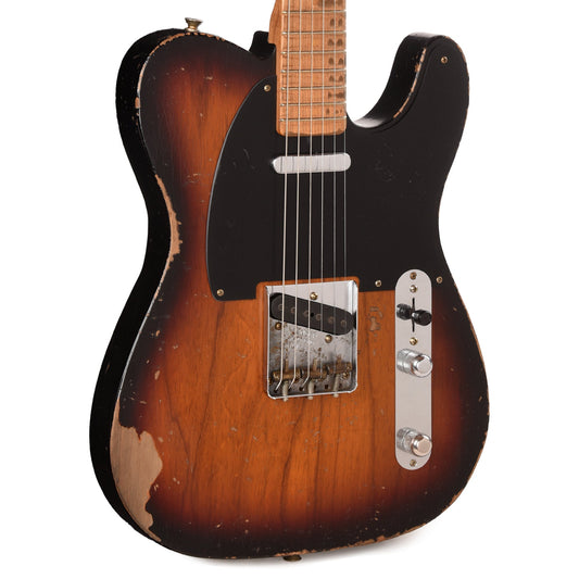 Fender Custom Shop '57 Telecaster 3-Color Sunburst Relic Master Built by Greg Fessler w/Josefina Hand-Wound PIckups