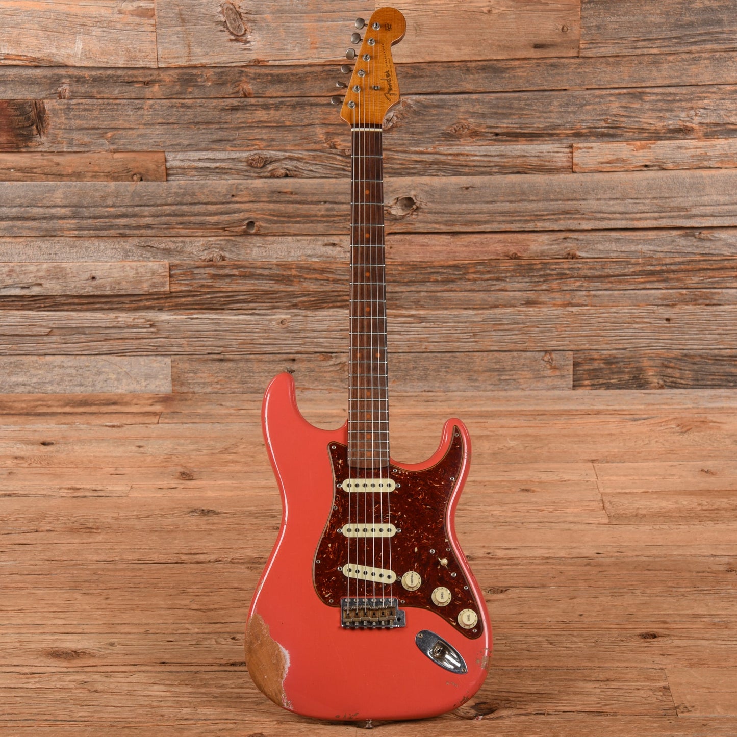 Fender Custom Shop '60 Roasted Stratocaster Relic Fiesta Red 2018