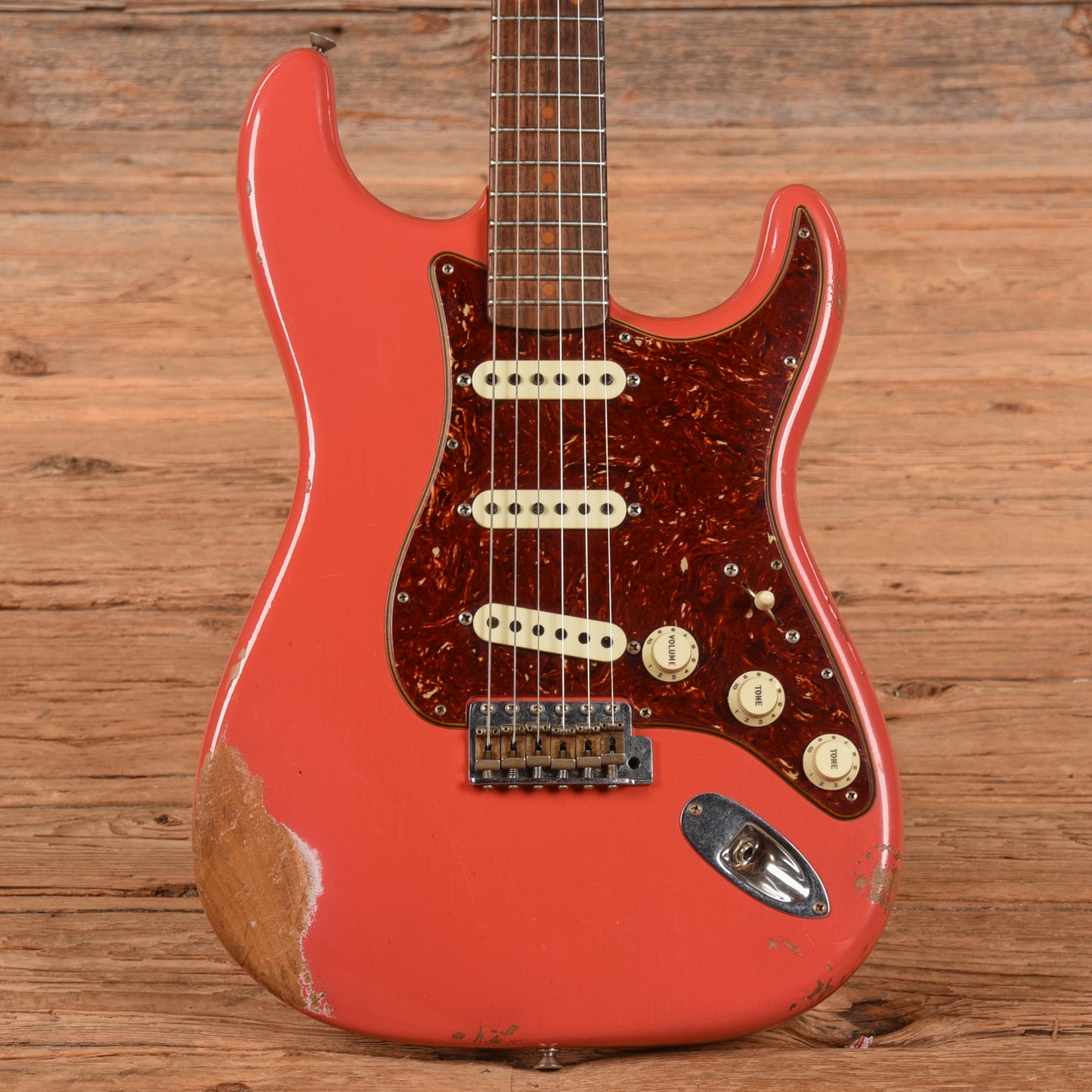 Fender Custom Shop '60 Roasted Stratocaster Relic Fiesta Red 2018