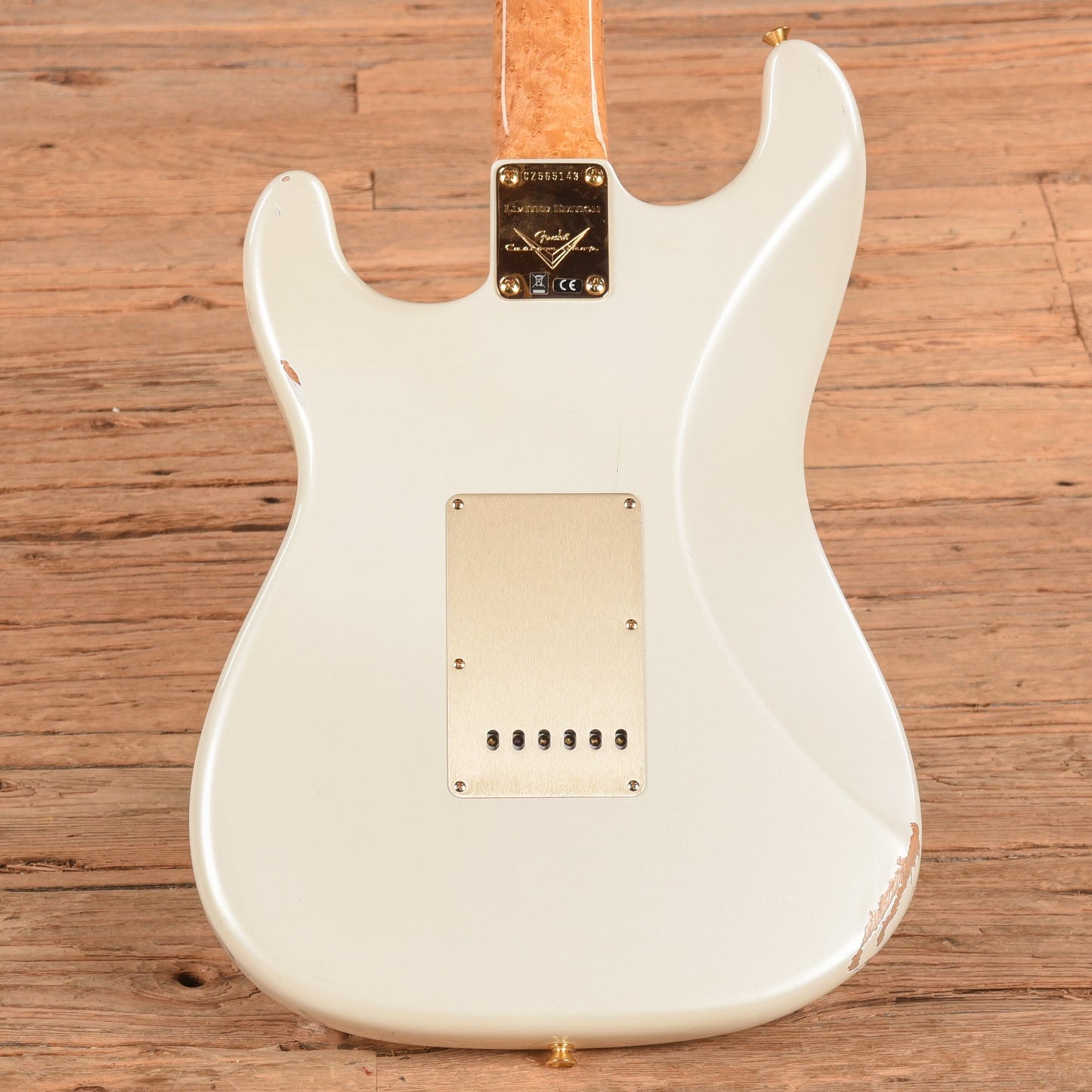 Fender Custom Shop 75th Anniversary Stratocaster Diamond White Pearl 2023