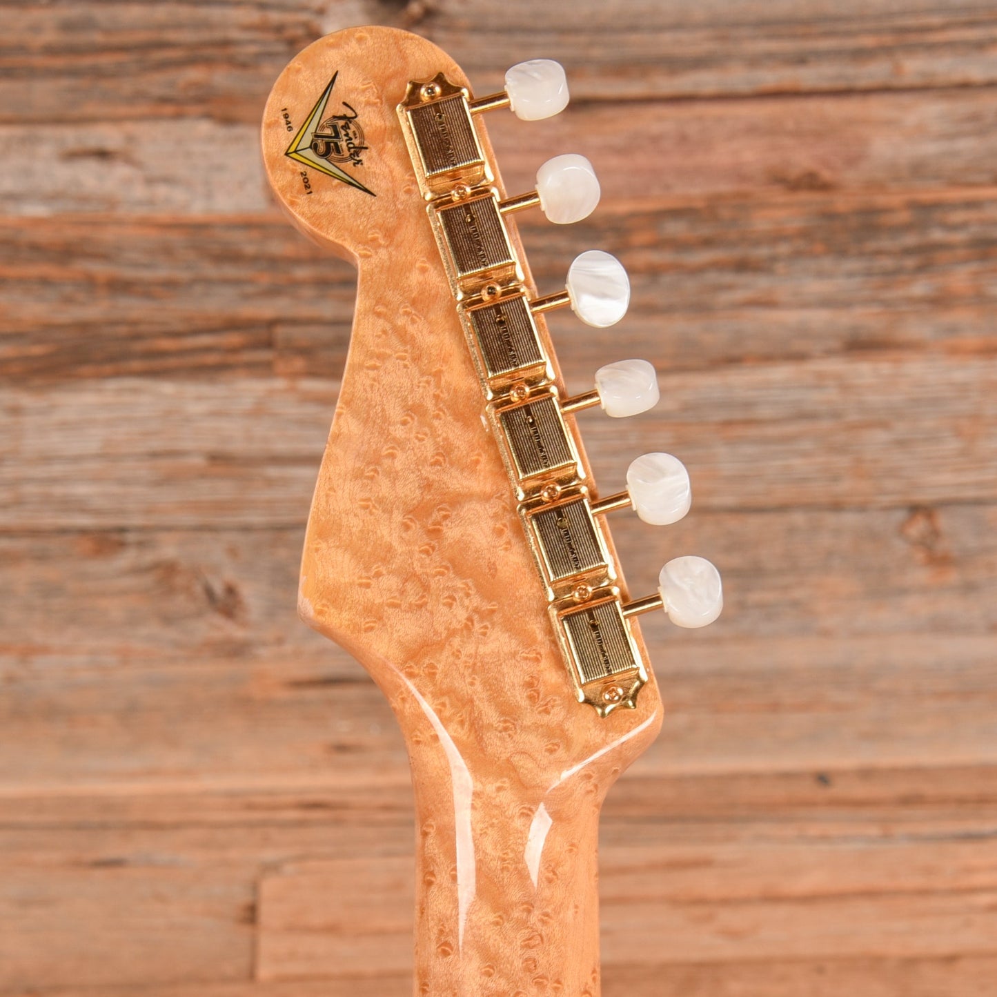Fender Custom Shop 75th Anniversary Stratocaster Diamond White Pearl 2023