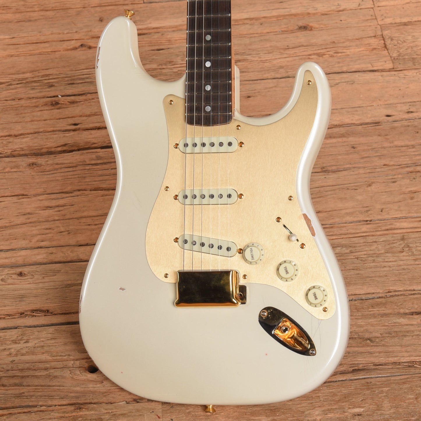 Fender Custom Shop 75th Anniversary Stratocaster Diamond White Pearl 2023