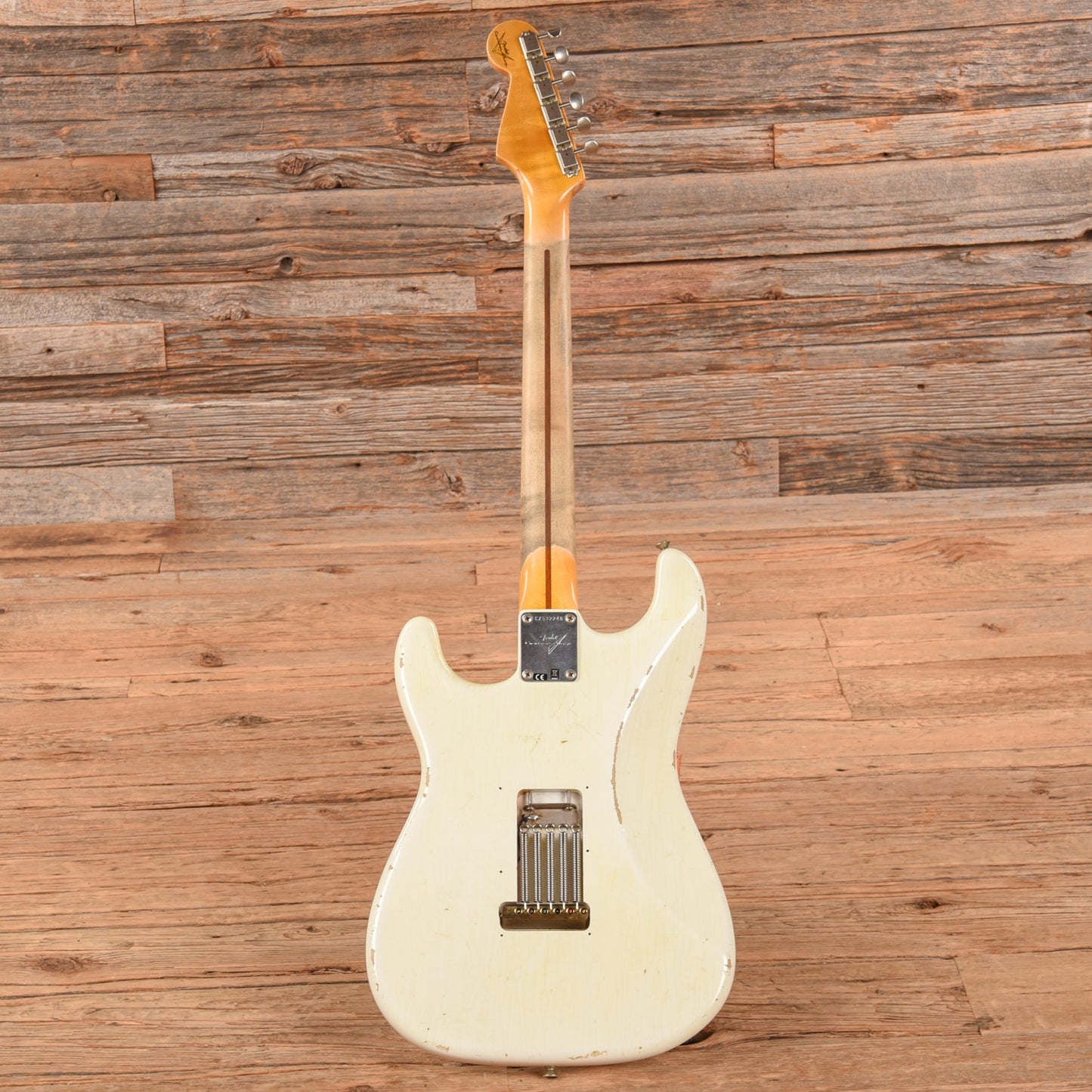 Fender Custom Shop Ancho Poblano Stratocaster Journeyman Relic Opaque White Blonde 2017