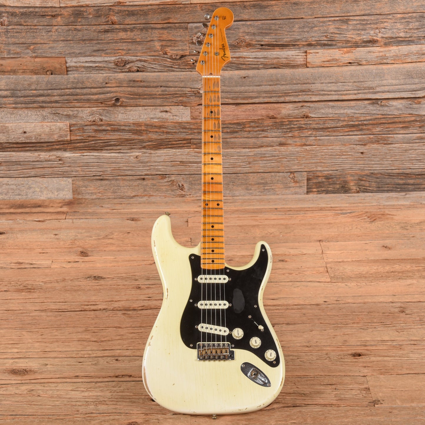 Fender Custom Shop Ancho Poblano Stratocaster Journeyman Relic Opaque White Blonde 2017
