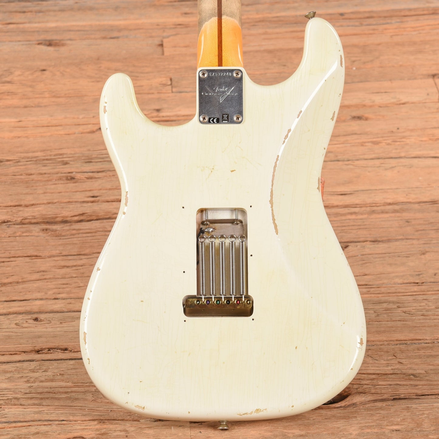 Fender Custom Shop Ancho Poblano Stratocaster Journeyman Relic Opaque White Blonde 2017