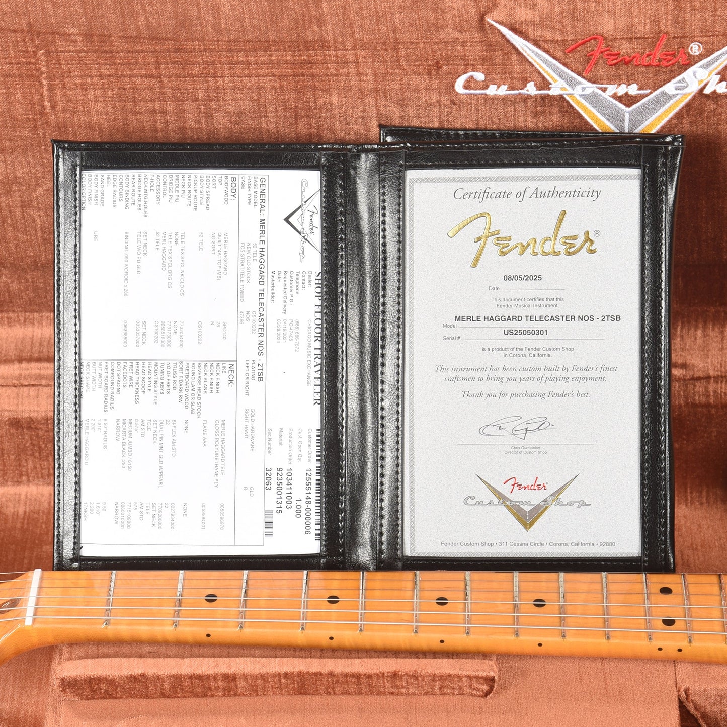 Fender Custom Shop Artist Merle Haggard Signature Telecaster 2-Color Sunburst