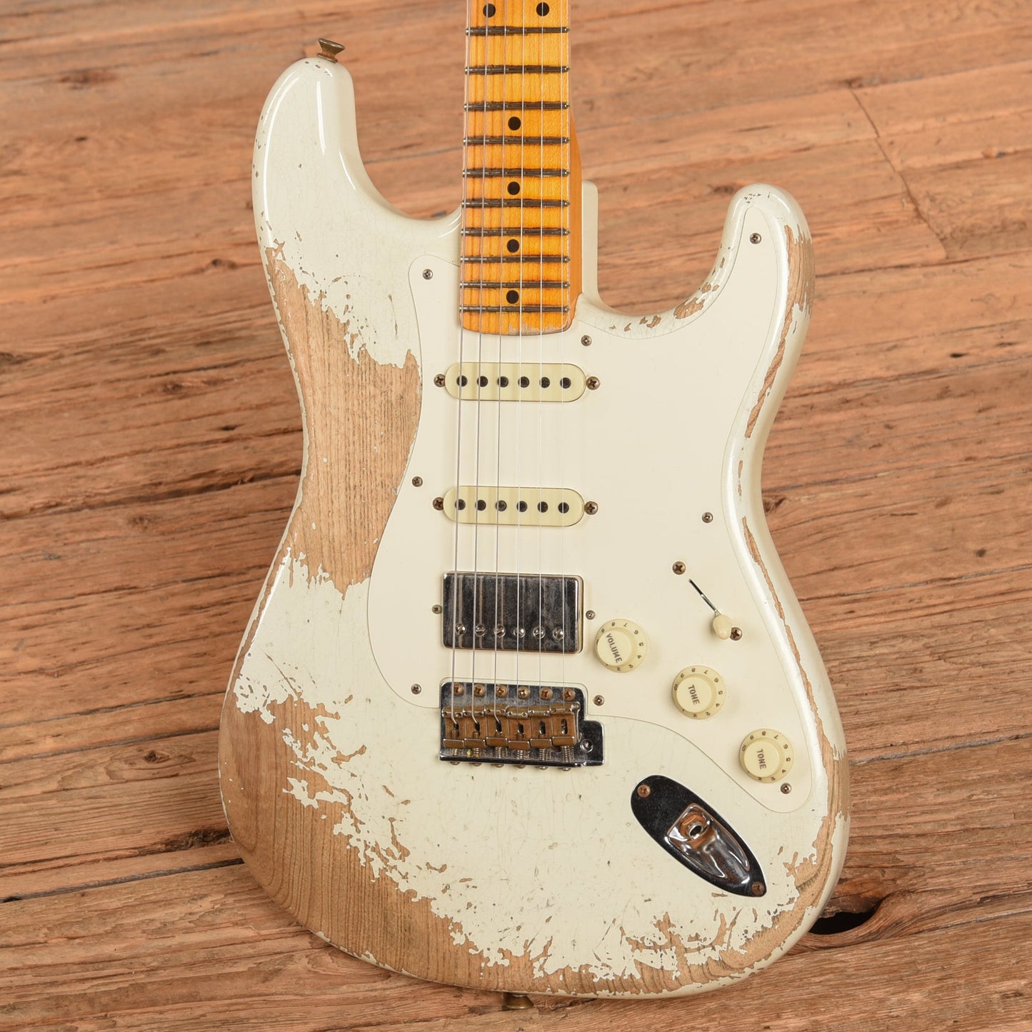 Fender Custom Shop "Chicago Special" '57 Stratocaster Super Heavy Relic Aged Olympic White 2021