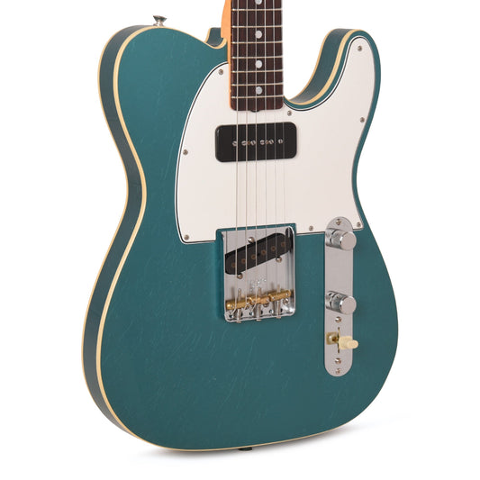 Fender Custom Shop LTD Custom Double Esquire Deluxe Closet Classic Aged Ocean Turquoise