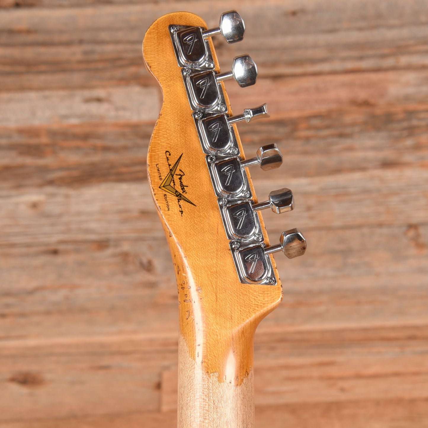 Fender Custom Shop LTD Telecaster Custom Super Heavy Relic Aged Firemist Silver with Aged Candy Tangerine Burst 2025