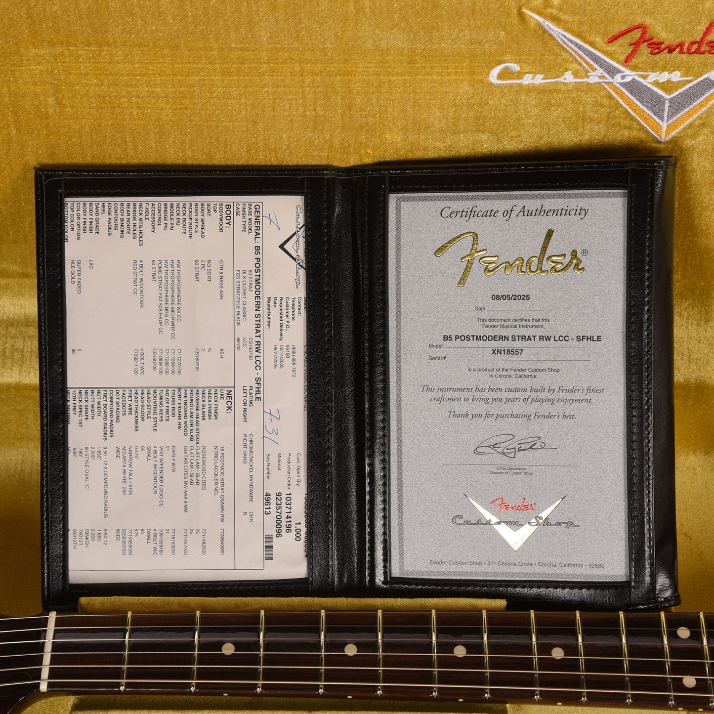 Fender Custom Shop Postmodern Stratocaster Deluxe Closet Classic Super Faded HLE Gold