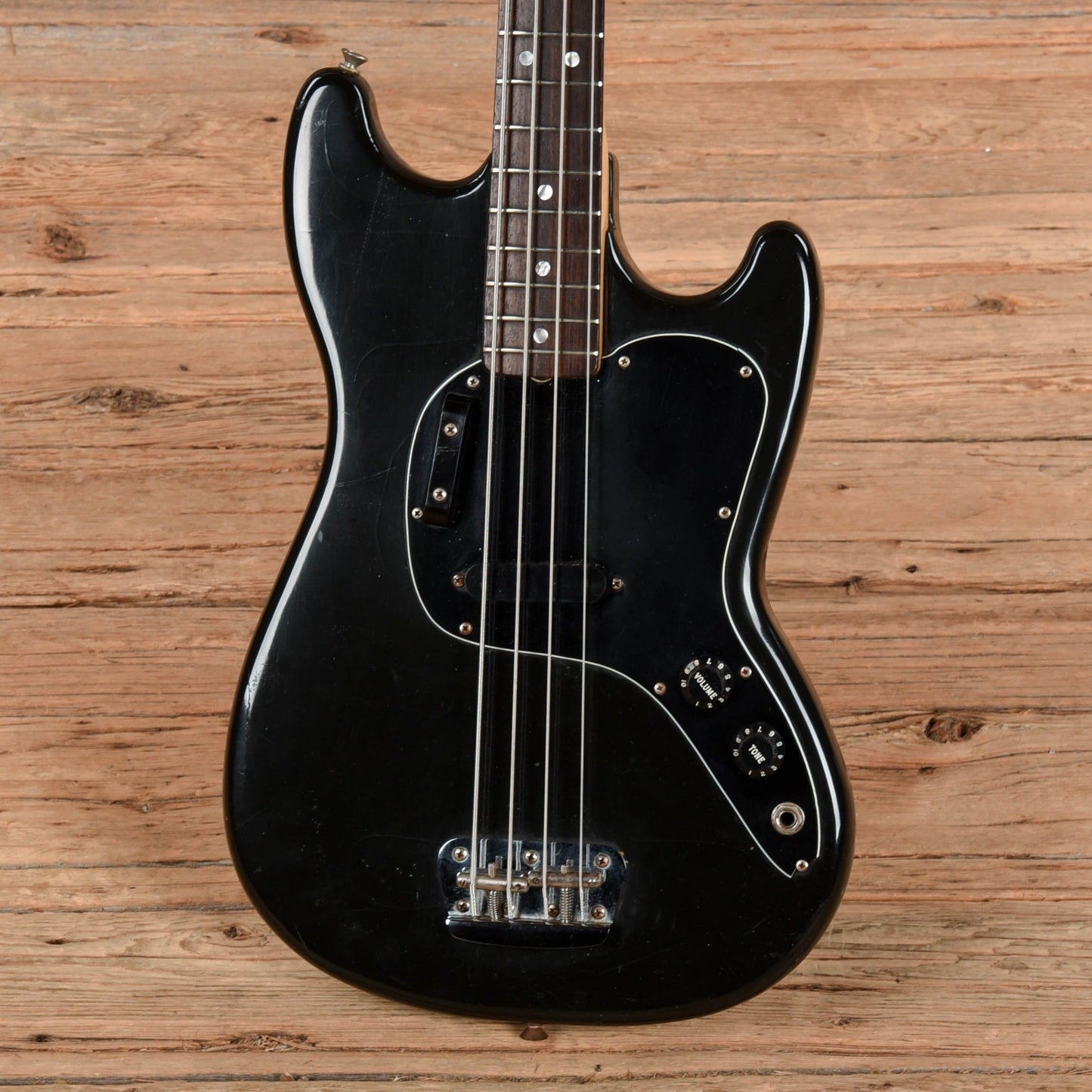 Fender Musicmaster Bass Black 1978