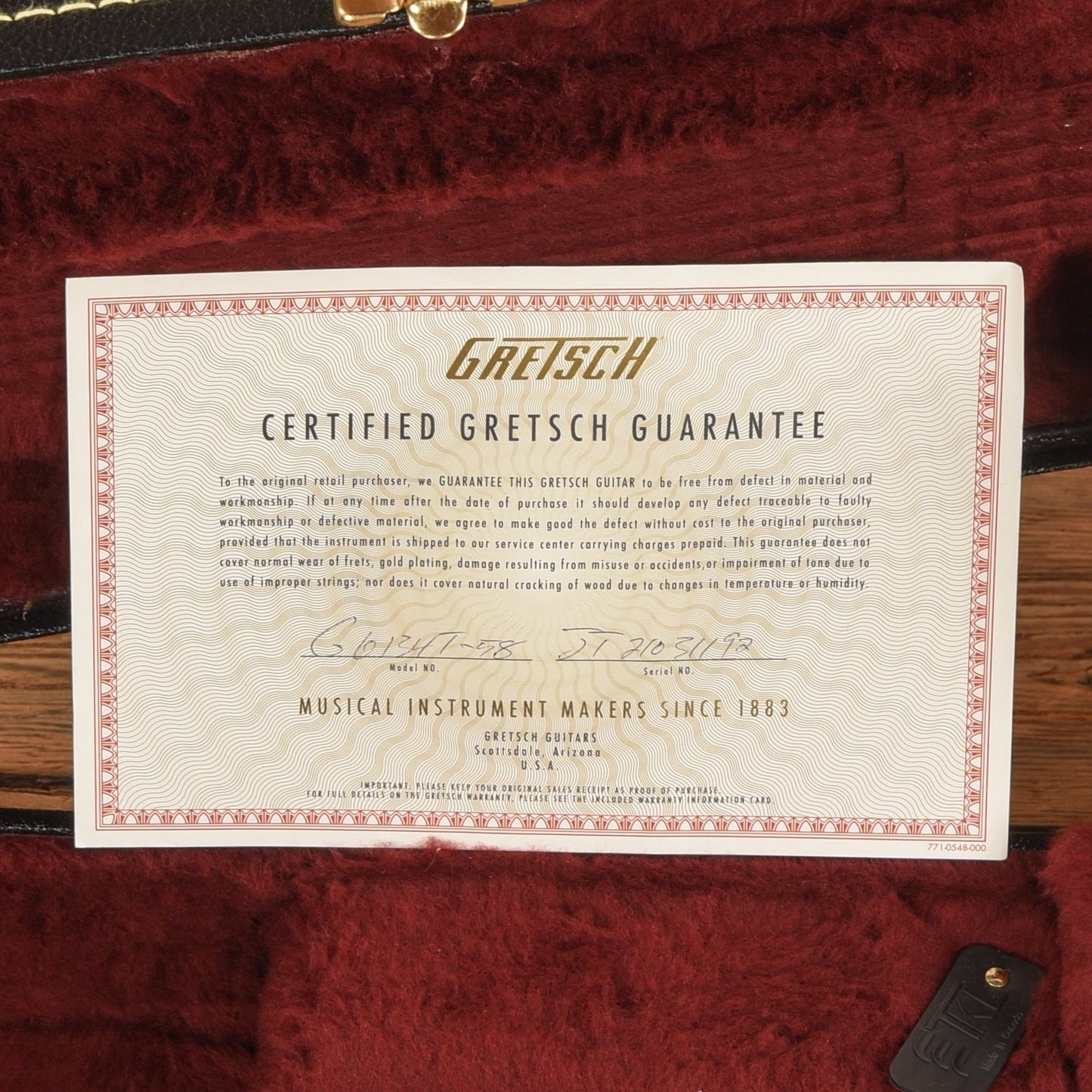 Gretsch G6134T-58 Vintage Select Penguin White 2021
