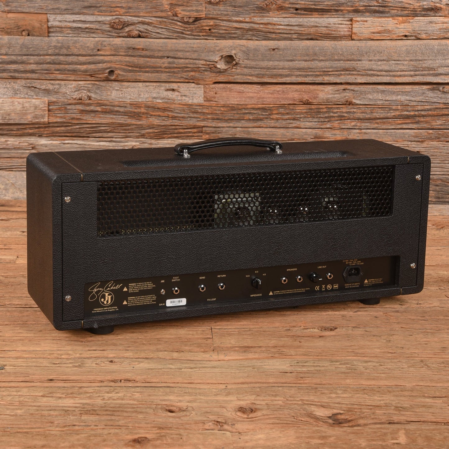 Friedman JJ-100 Jerry Cantrell Signature 2-Channel 100-Watt Guitar Amp Head with Boost Black