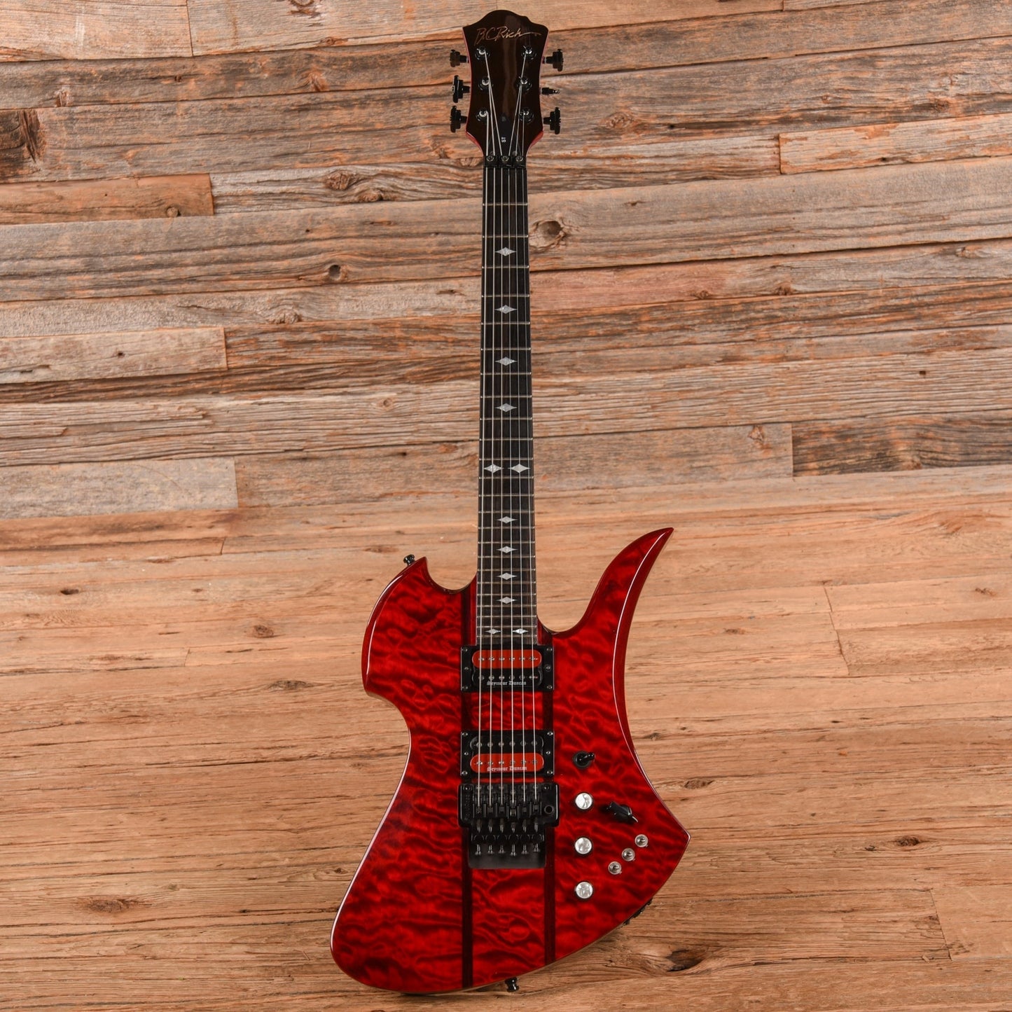 B.C. Rich Mockingbird ST Transparent Red