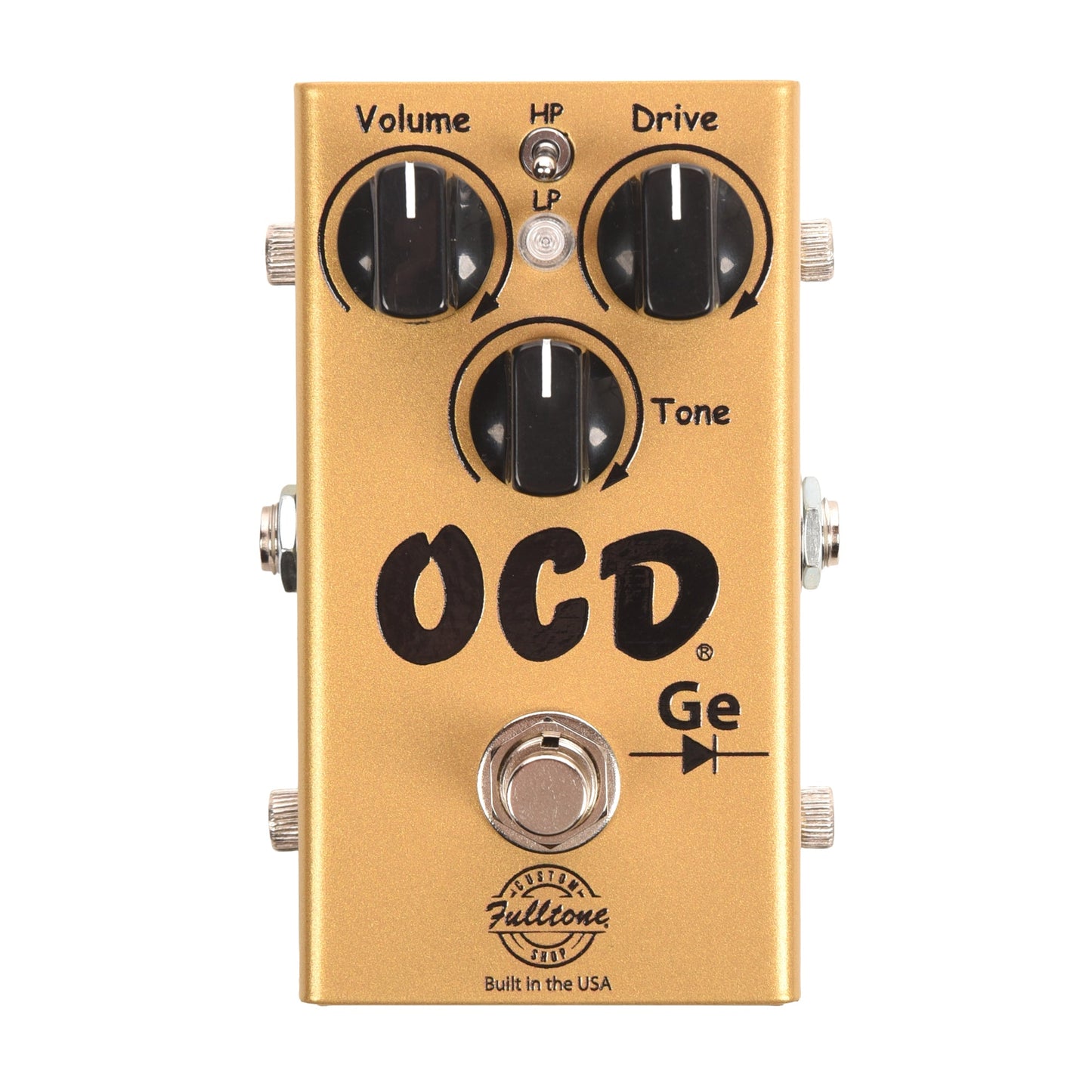 Fulltone Limited Edition Custom Shop Gold Standard OCD-Ge Germanium Overdrive Pedal